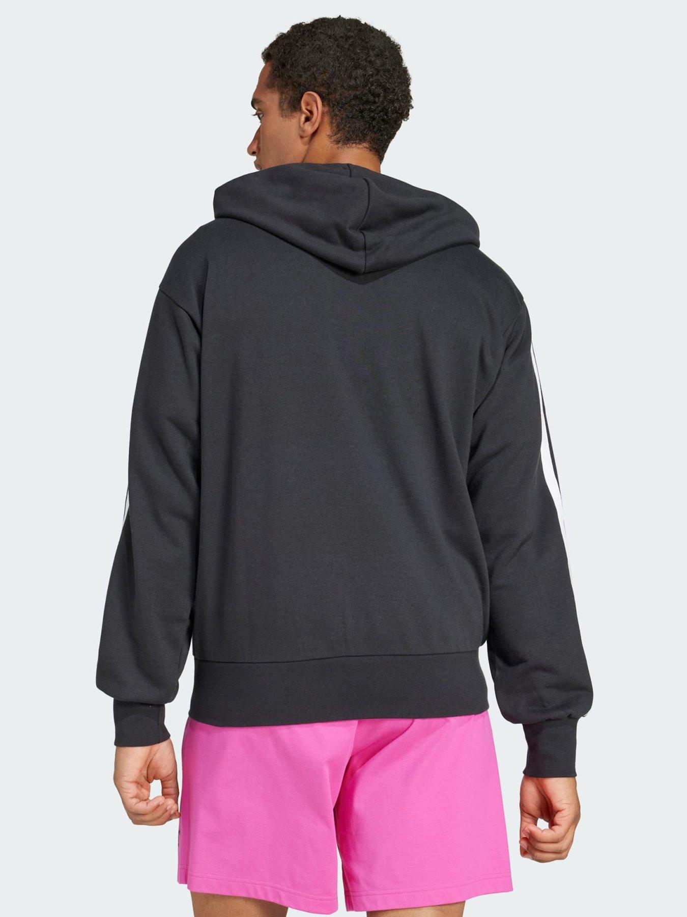 adidas Essentials 3-Stripes French Terry Full-Zip Hoodie | Very