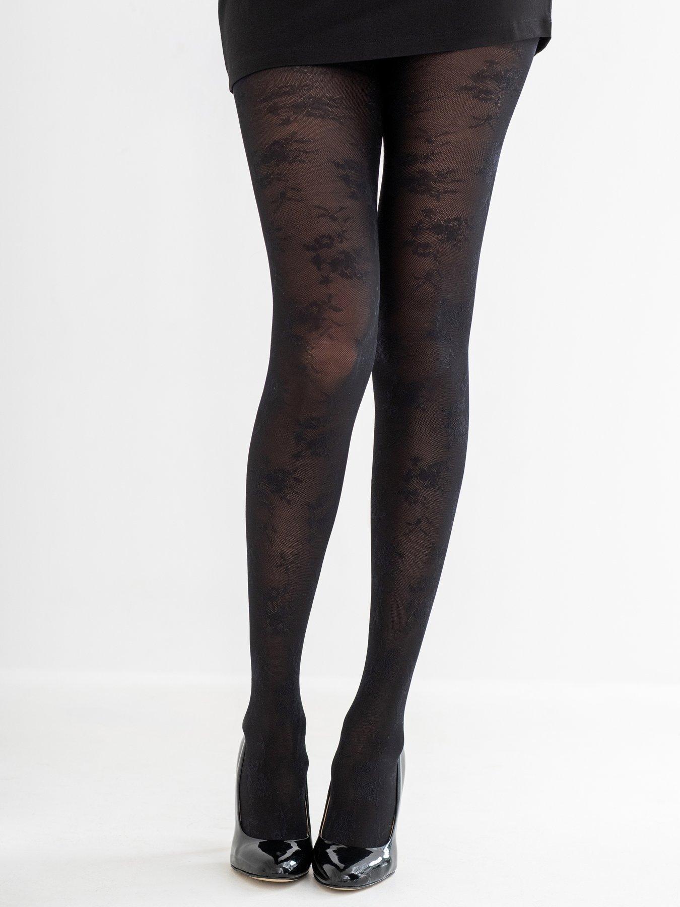 Pour Moi Floral Lace Tights