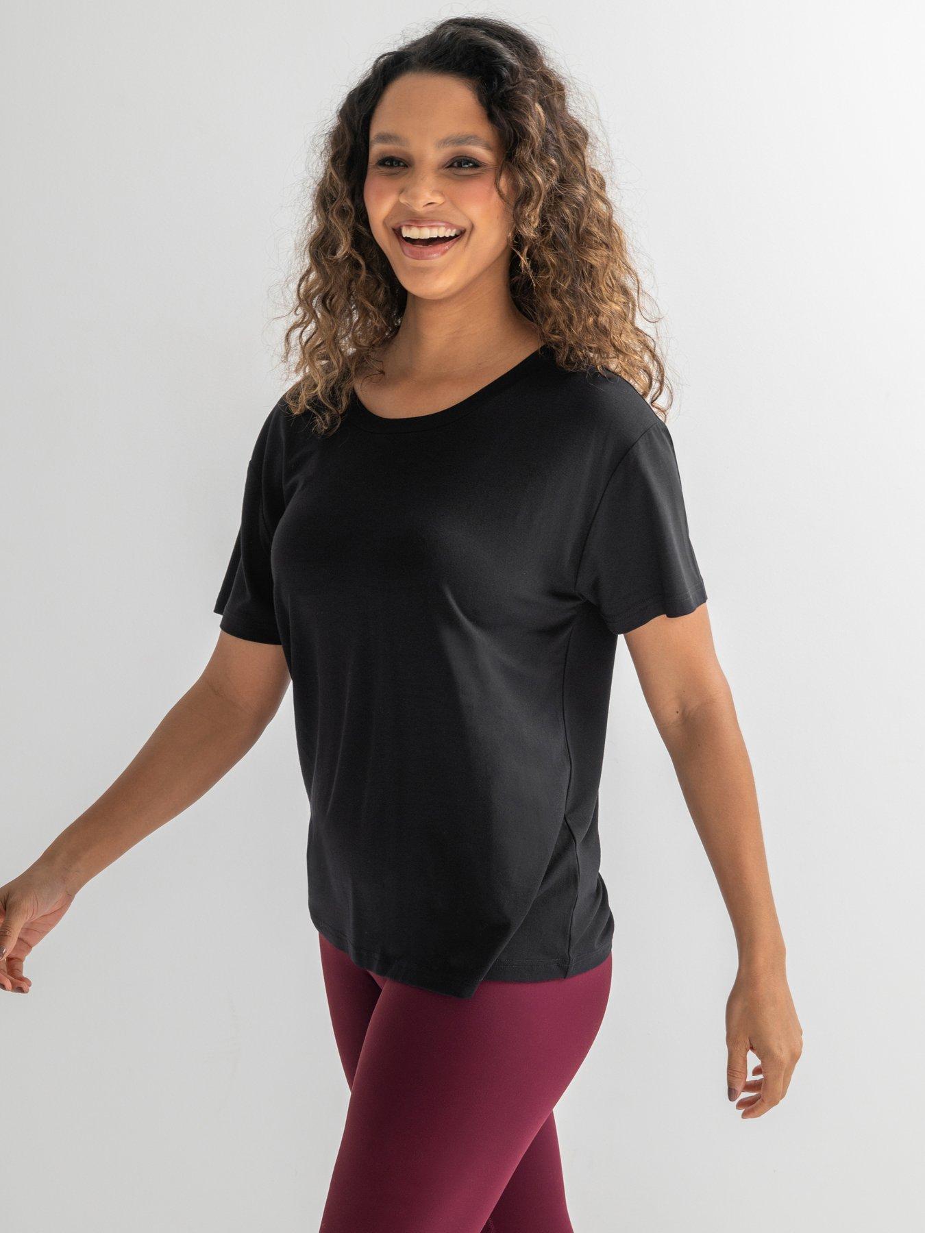 Pour Moi The Off Duty Short Sleeve Yoga Top