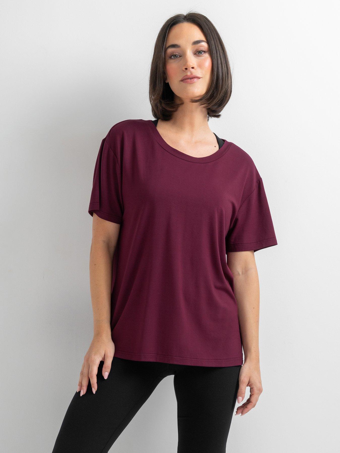 Pour Moi The Off Duty Short Sleeve Yoga Top