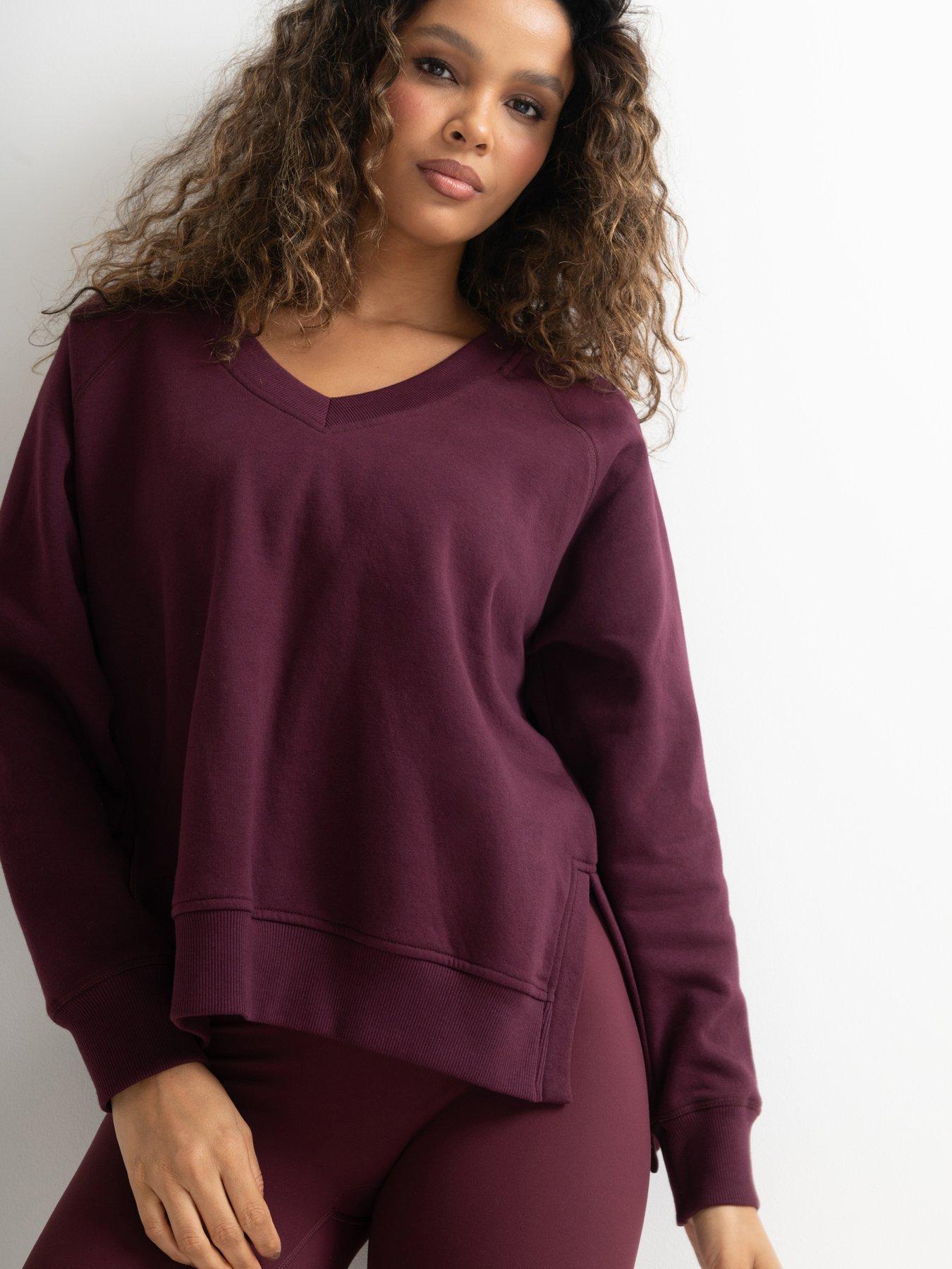 Pour Moi The Softest Off Duty Relaxed V-Neck Sweatshirt