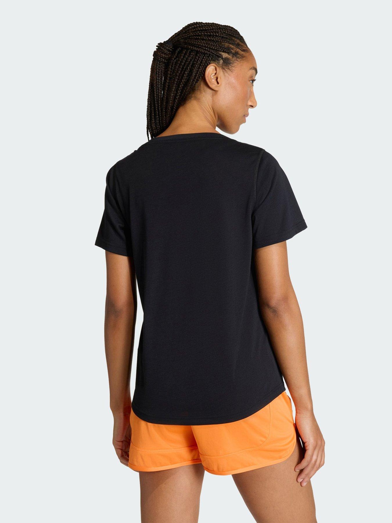 Image 2 of 5 of adidas Workout Essentials Scoop Neck T-Shirt