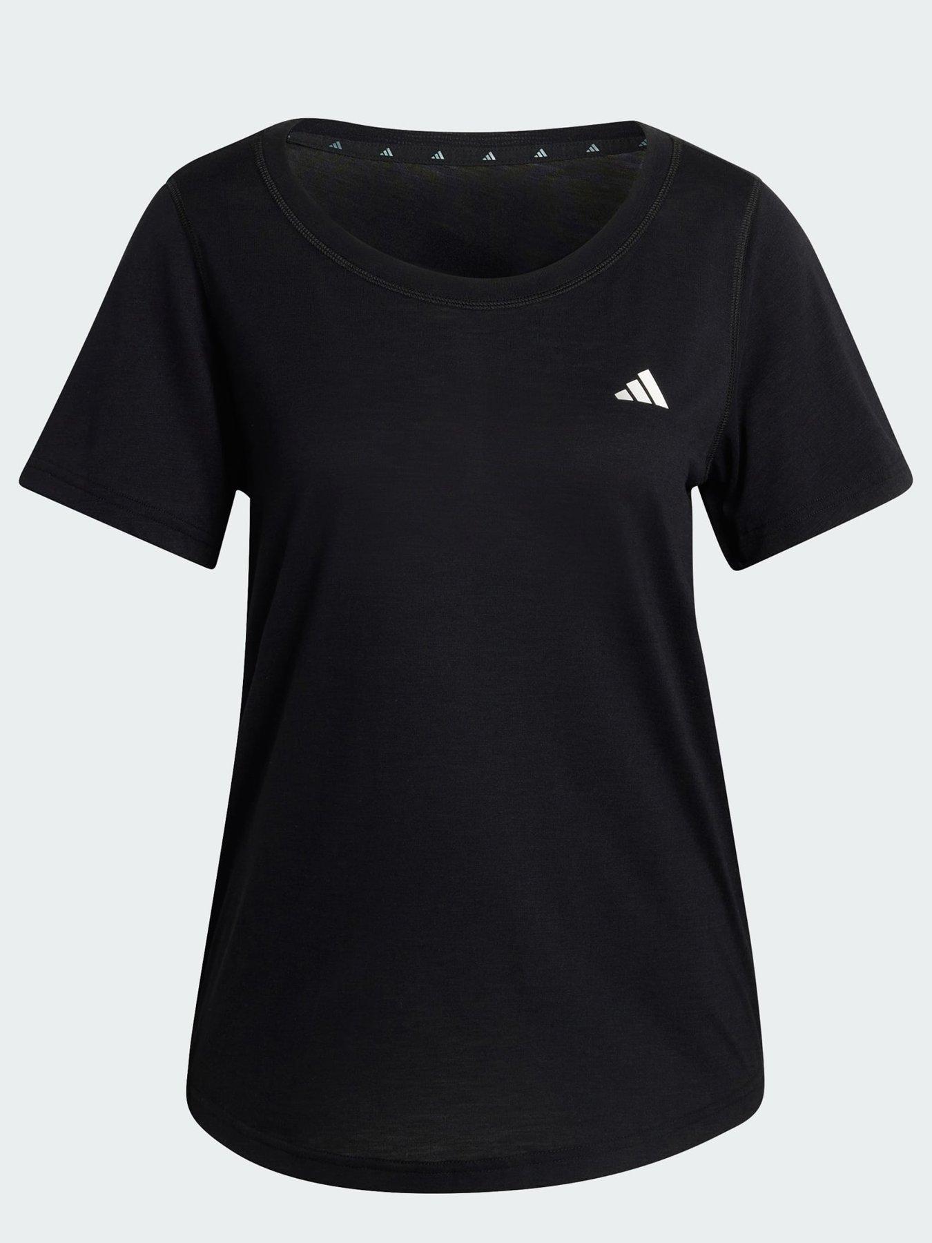 Image 5 of 5 of adidas Workout Essentials Scoop Neck T-Shirt