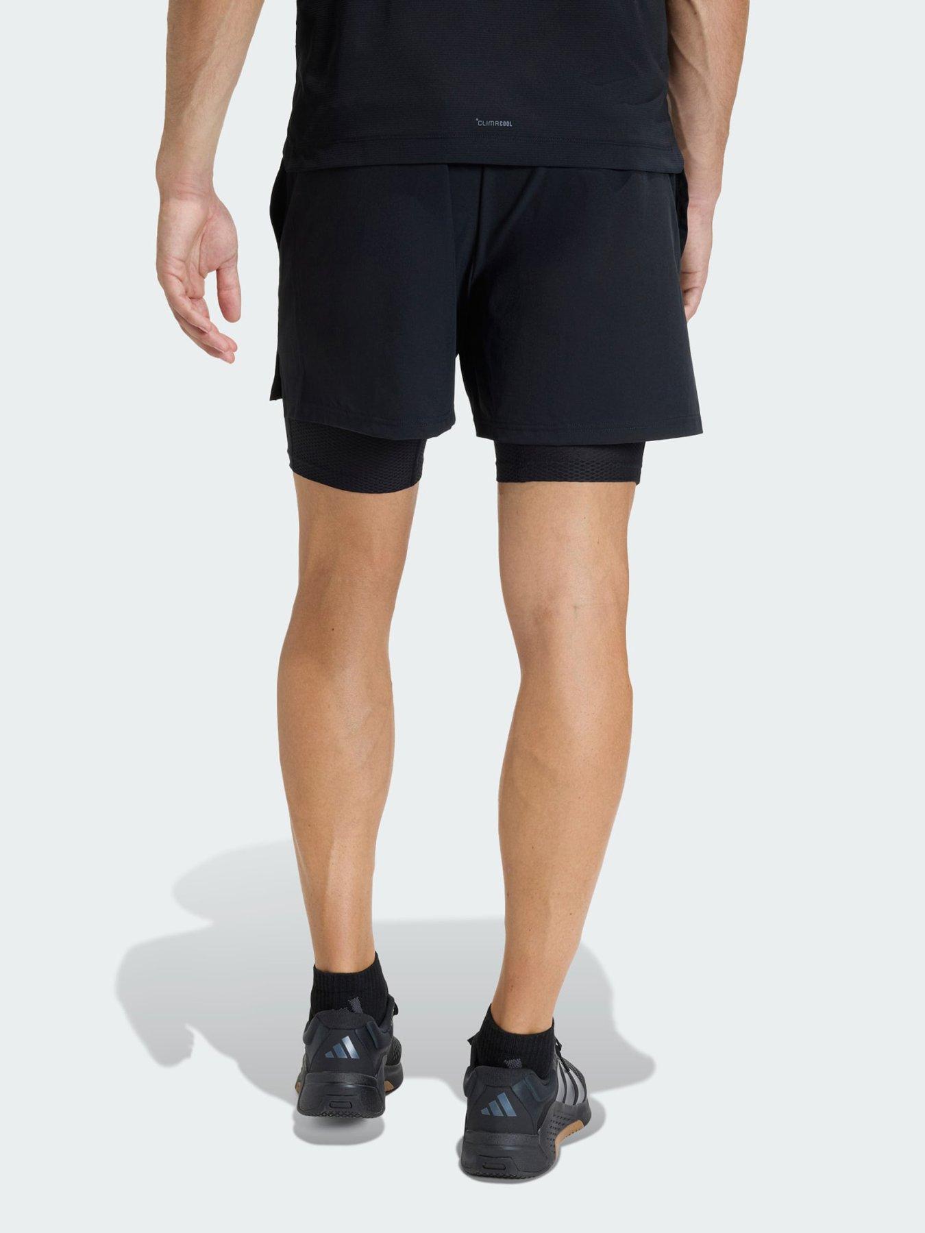 Image 2 of 5 of adidas D4T WORKOUT 2IN1 SHORTS