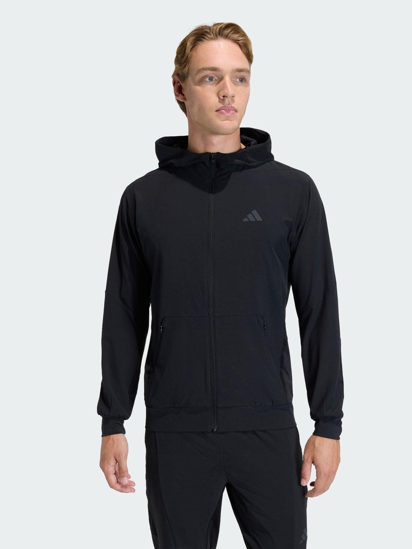 adidas D4T WORKOUT FULL-ZIP HOODIE