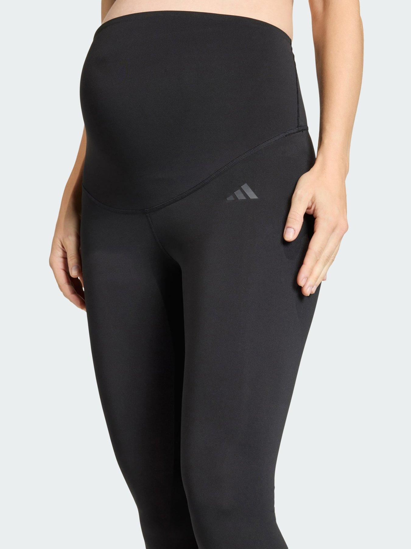 Image 3 of 5 of adidas Optime Essentials Workout Full Length Leggings Maternity