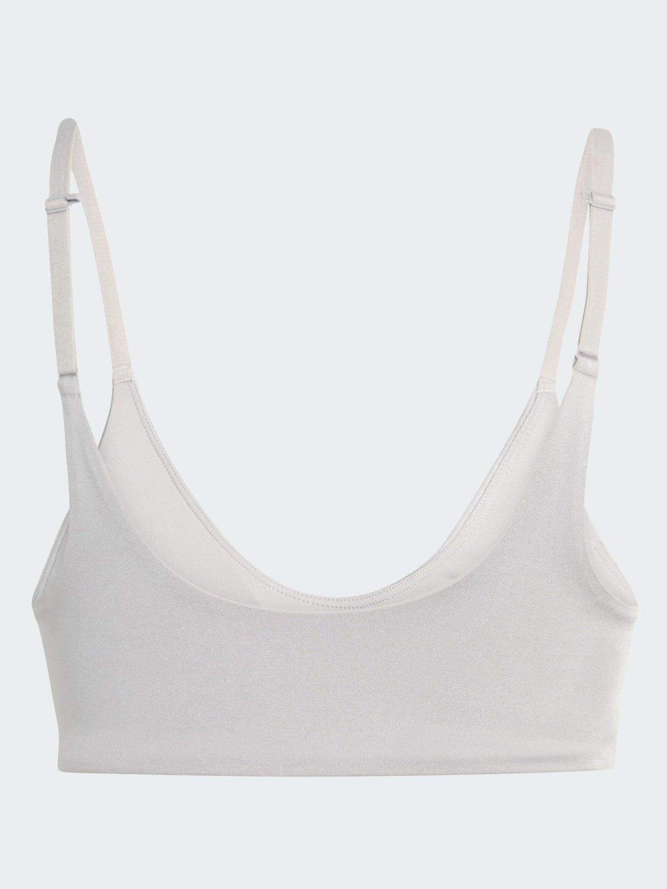Image 6 of 6 of adidas Womens Training Essentials Workout Shine Light Support Bra - Purple