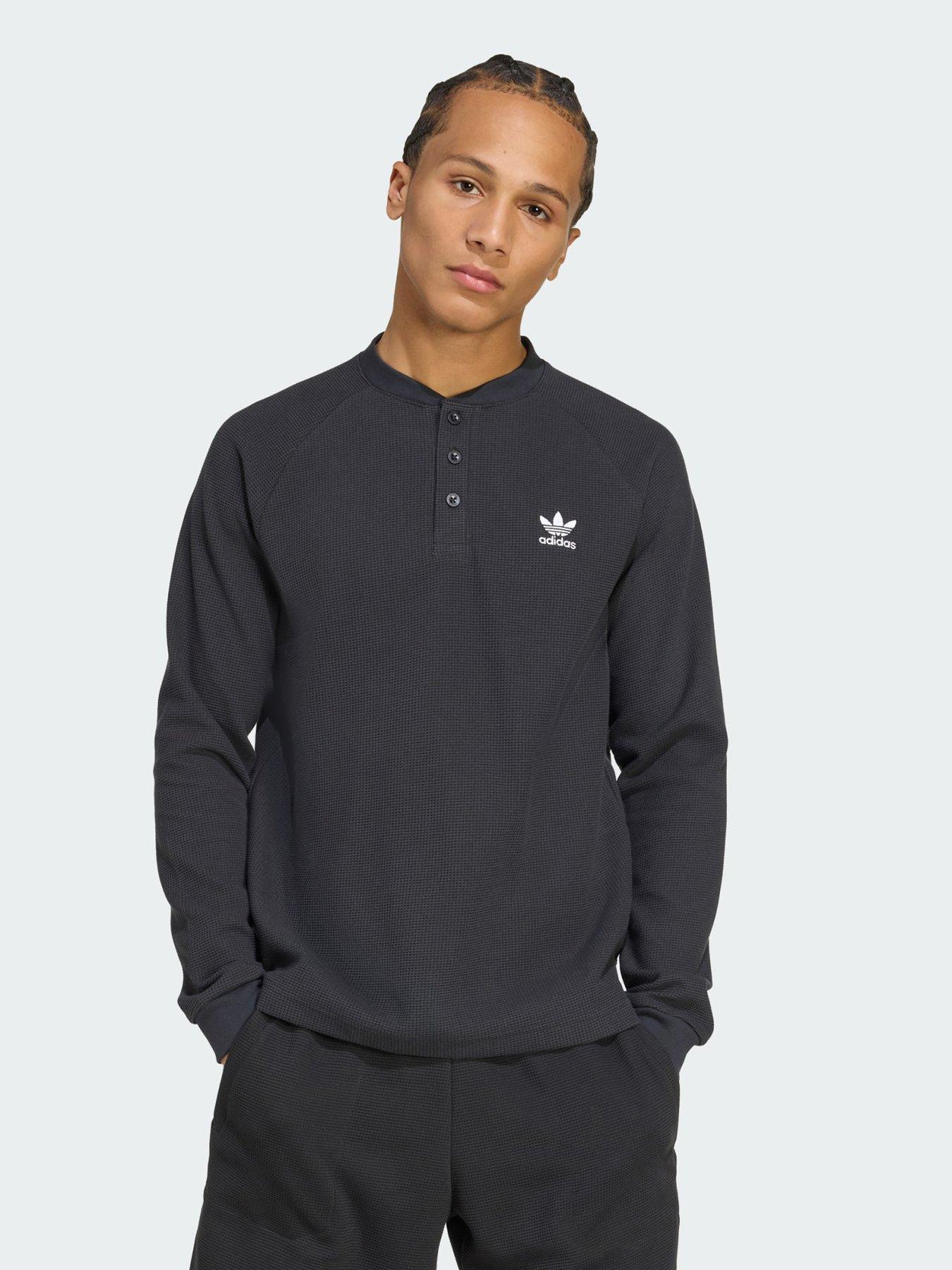 adidas Originals Trefoil Essentials Tee, Black, Size Xs, Men