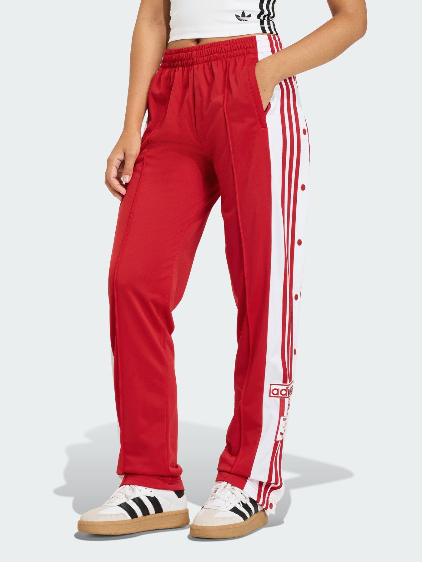 adidas Originals Adibreak Tracksuit Pants, Red, Size Xs, Inside Leg Regular, Women