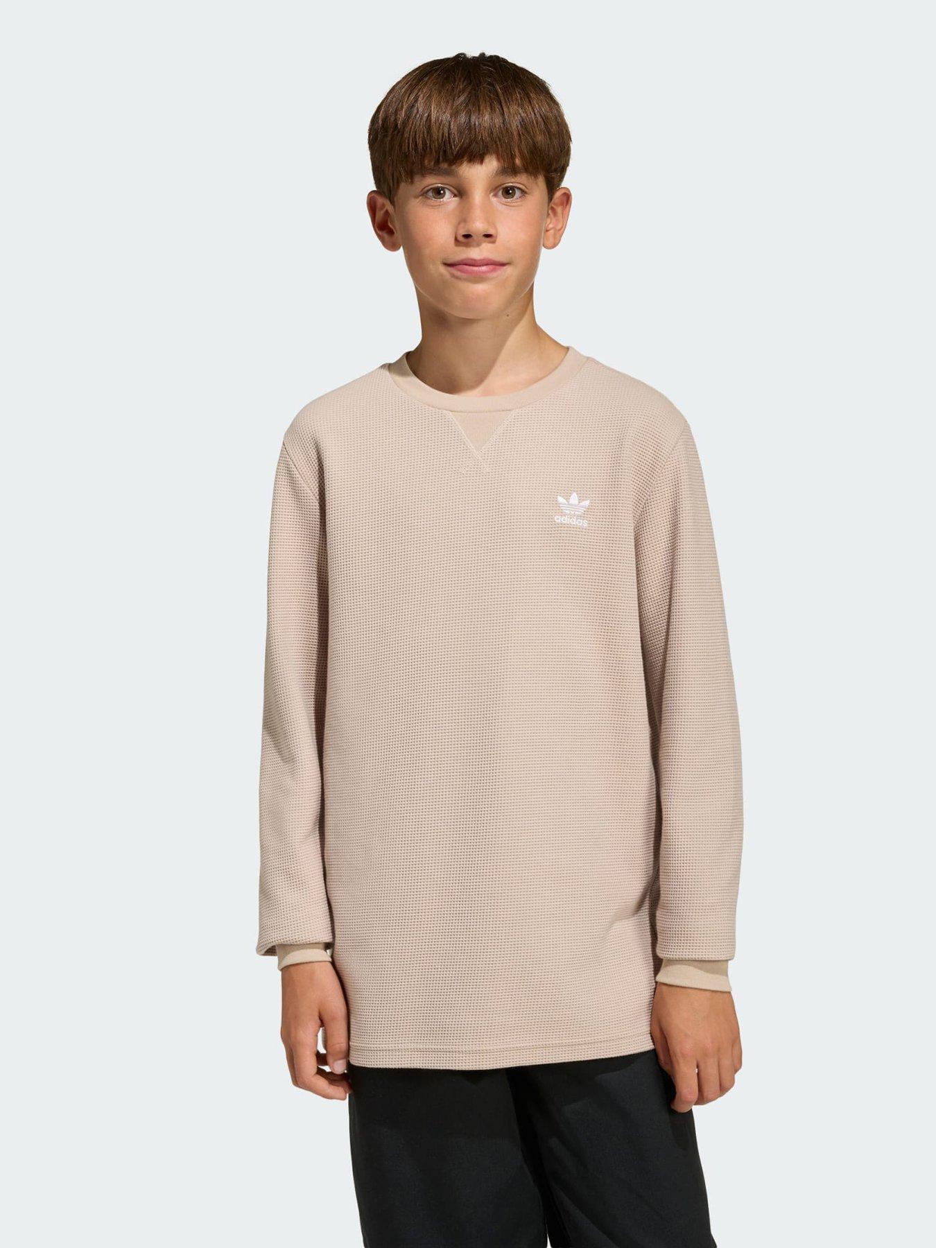 Adidas Originals Regular Waffle Long Sleeve T-Shirt