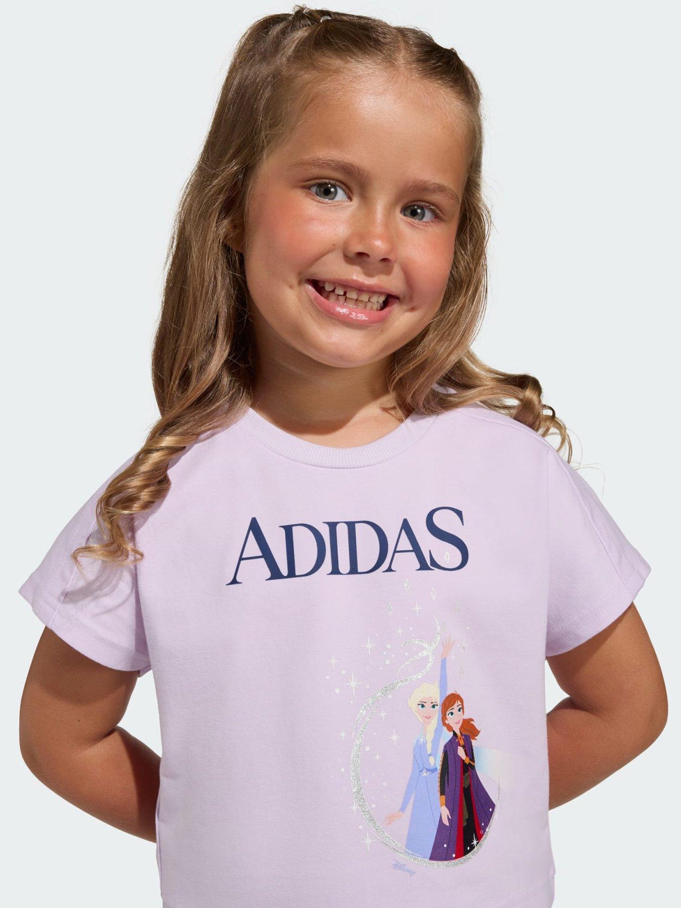 Image 3 of 5 of adidas Disney Frozen T-Shirt Set
