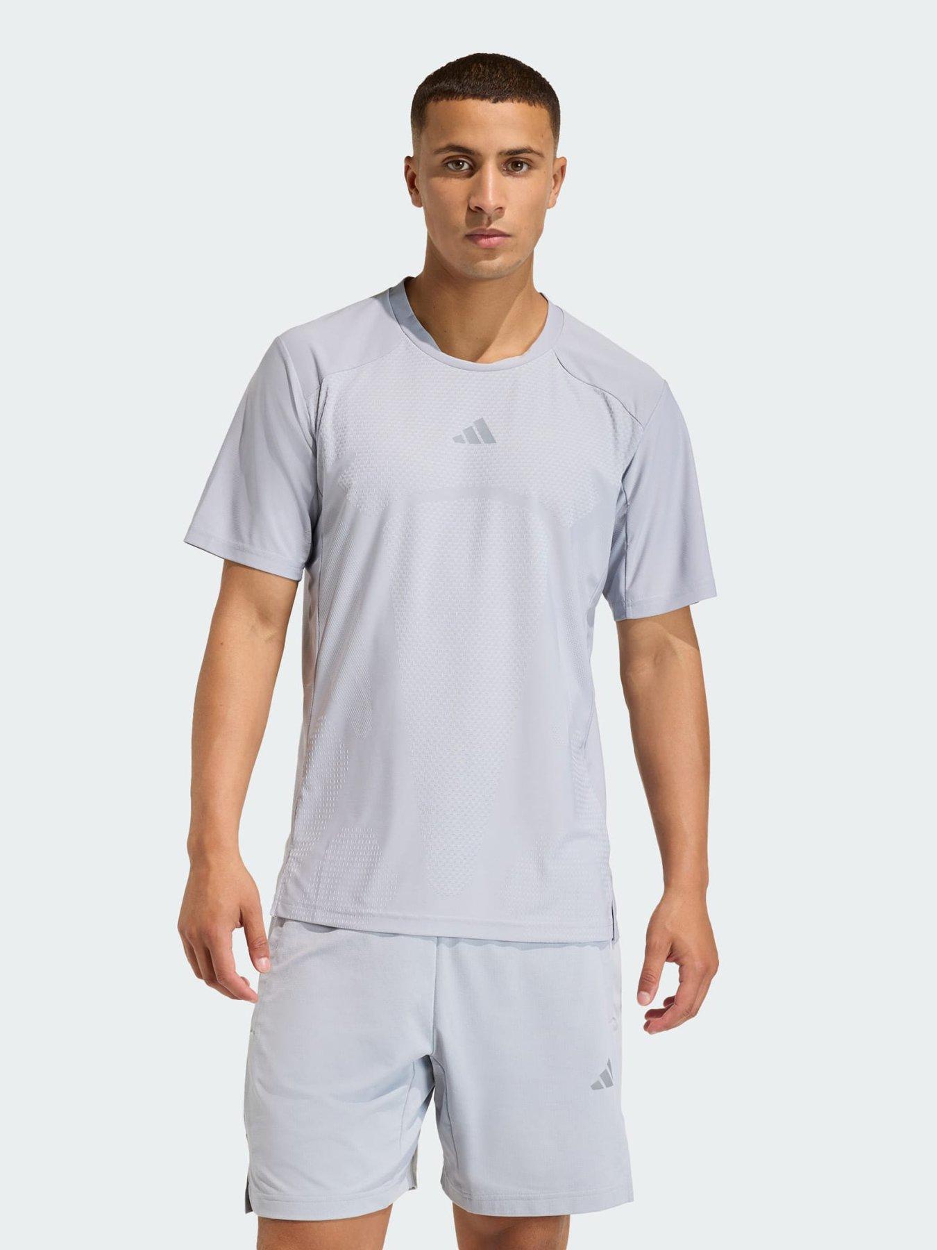 adidas Climacool 3D T-Shirt, Grey, Size Xs, Men