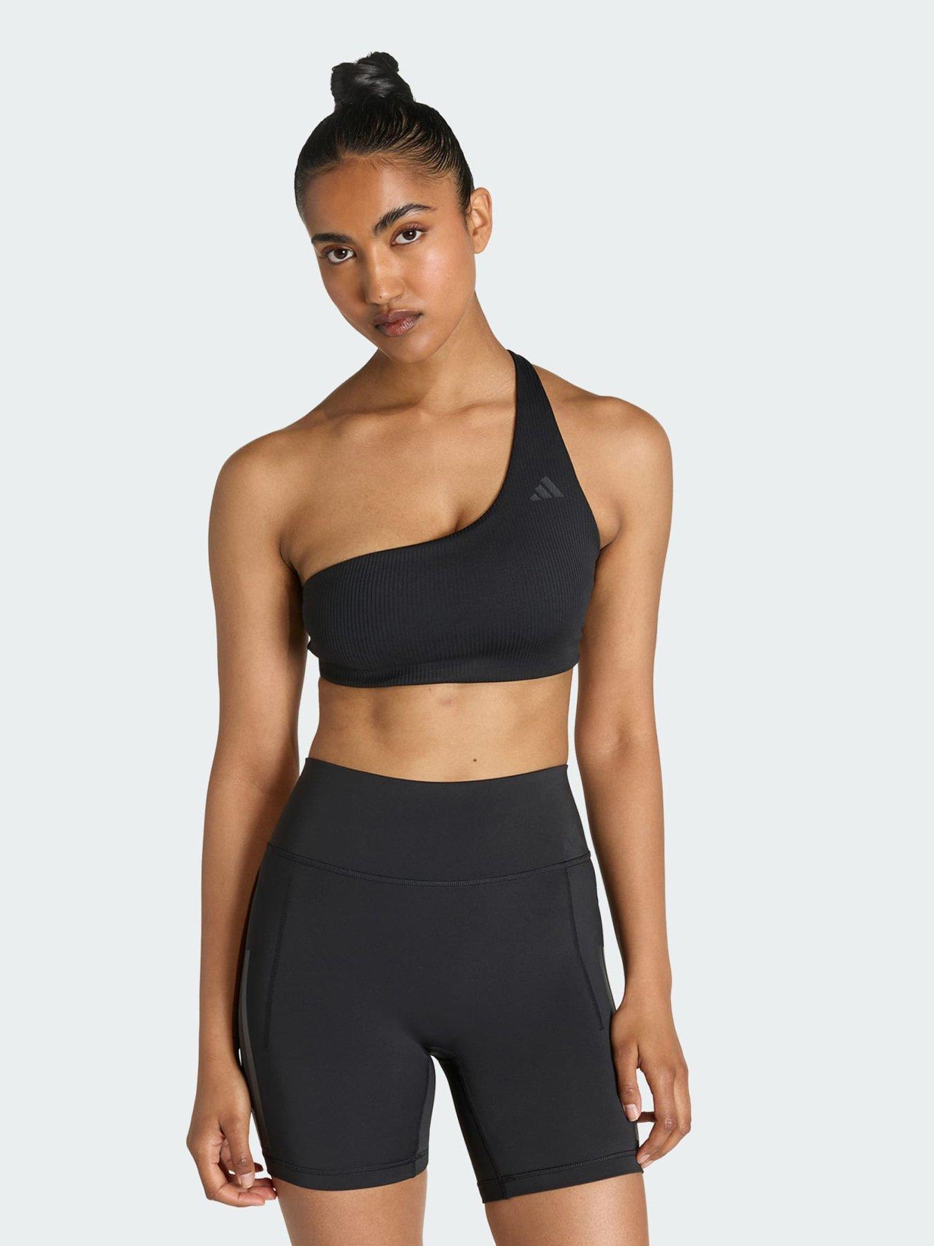 adidas Optime Workout Rib One Shoulder Light Support Bra