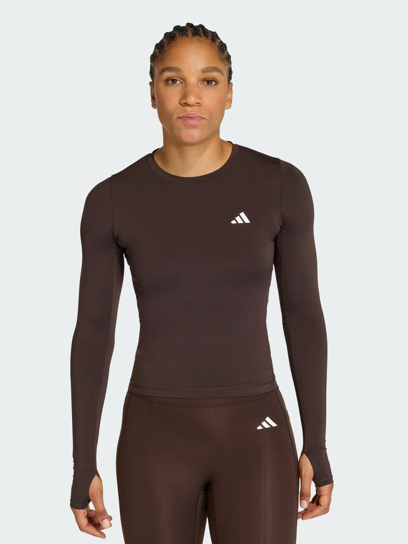 adidas Power Essentials Workout Contour Long Sleeve Top
