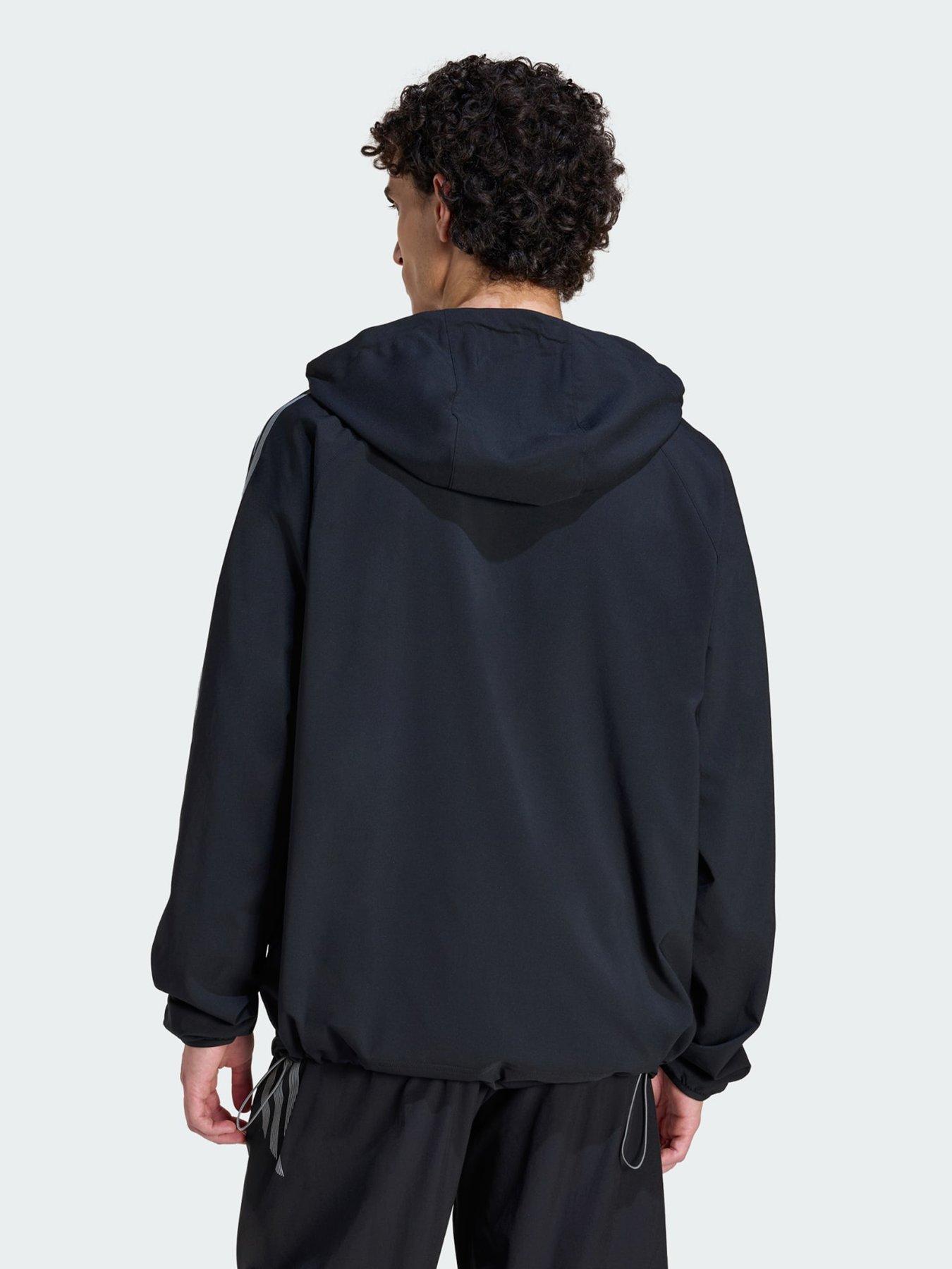 Image 2 of 5 of adidas Originals STRIPED REGULAR WINDRUNNER Jacket