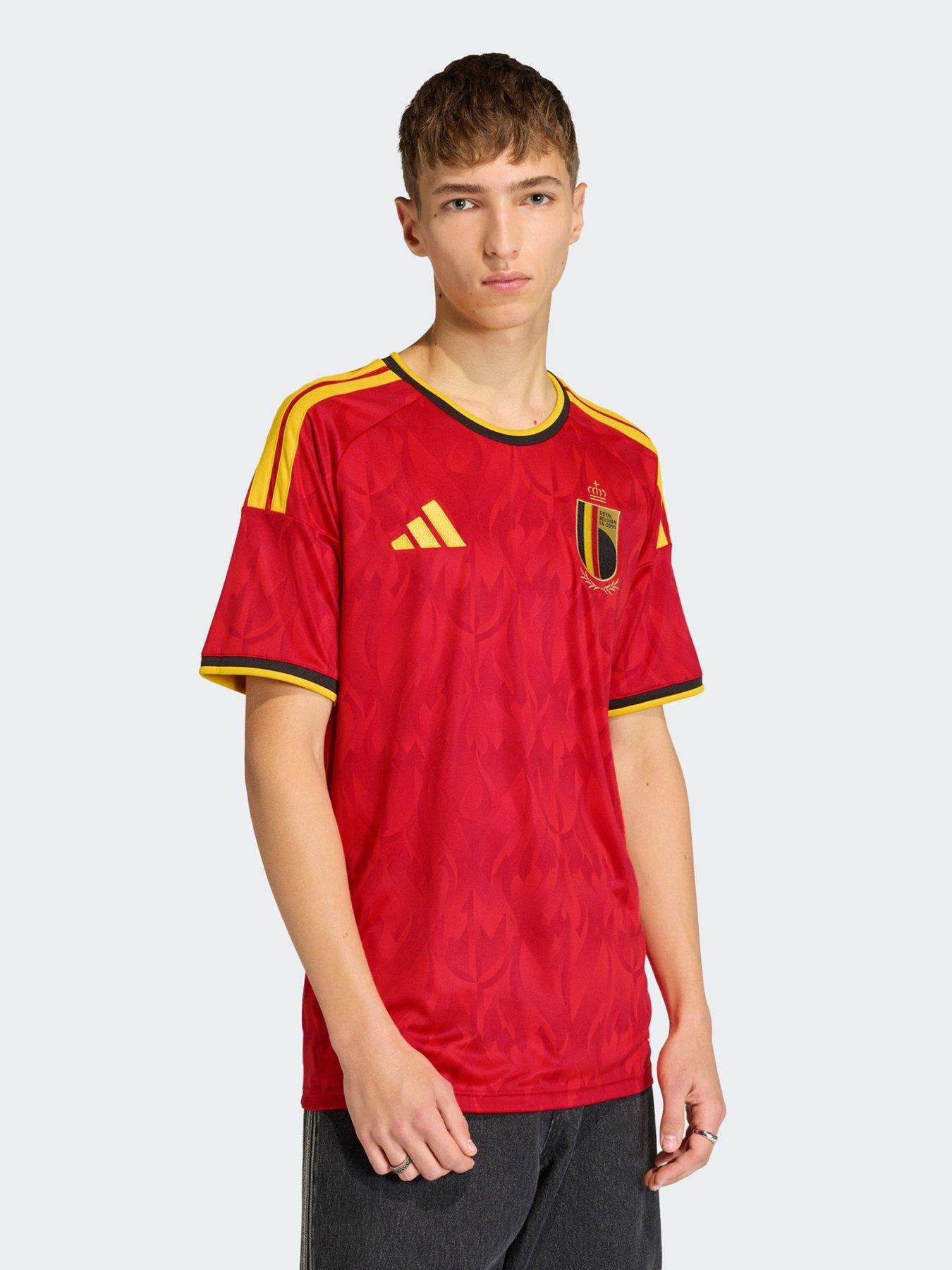 adidas Belgium 26 Home Jersey, Red, Size S, Men