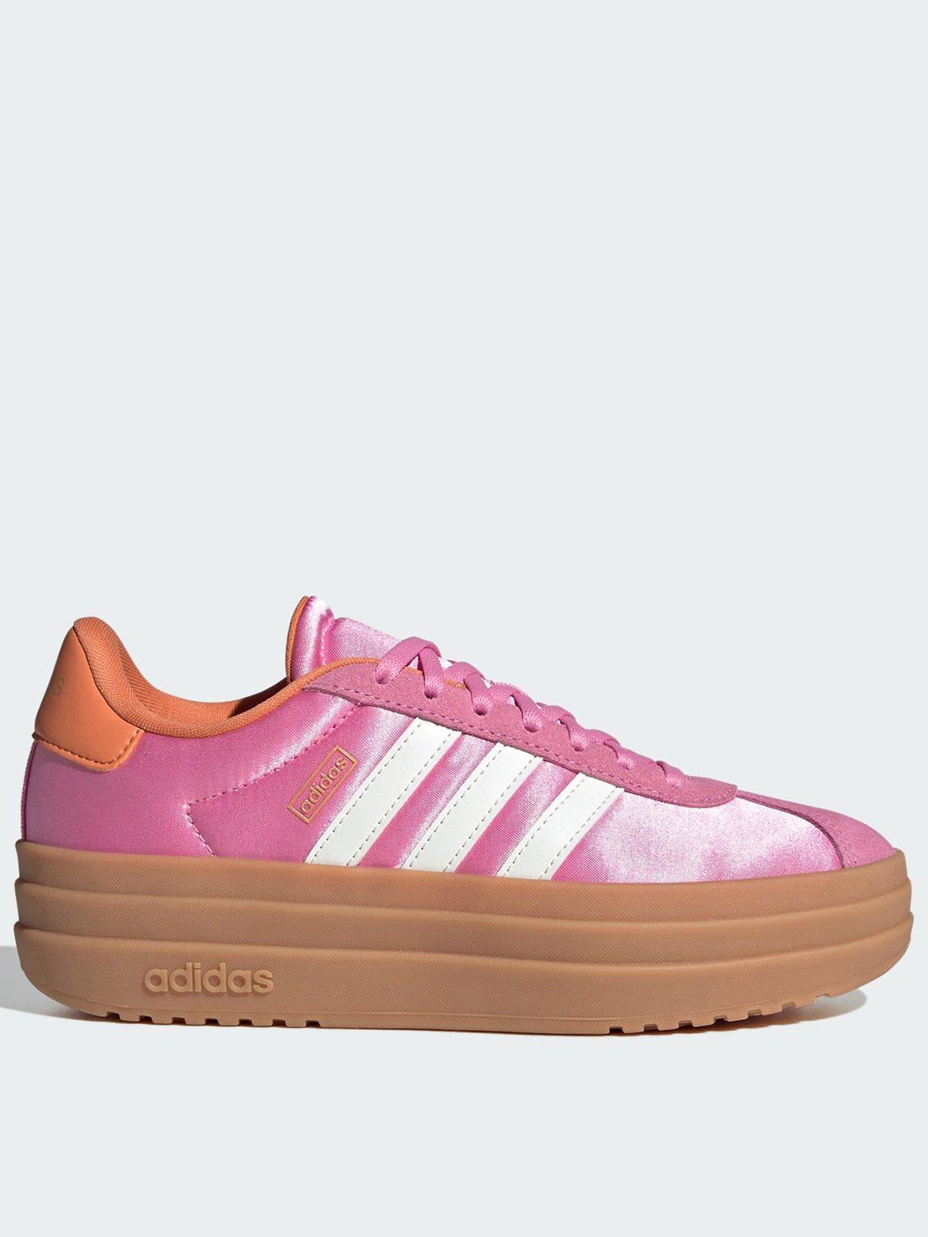 adidas VL Court Bold Shoes Junior, Pink, Size 4.5 Older