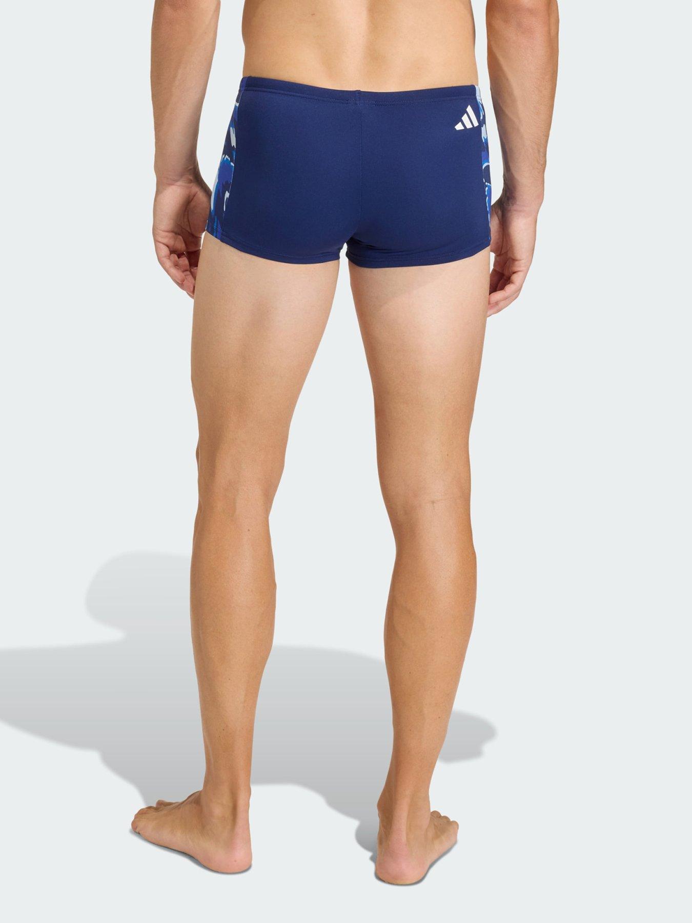 Image 2 of 5 of adidas Ripstream Team Graphic Swim Boxers - Blue