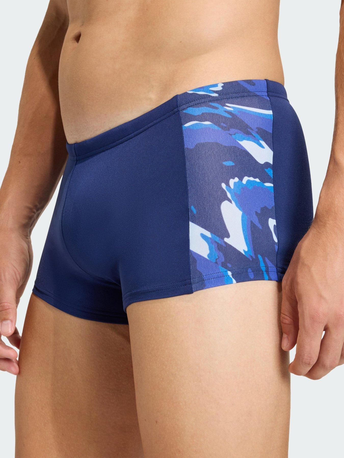 Image 3 of 5 of adidas Ripstream Team Graphic Swim Boxers - Blue