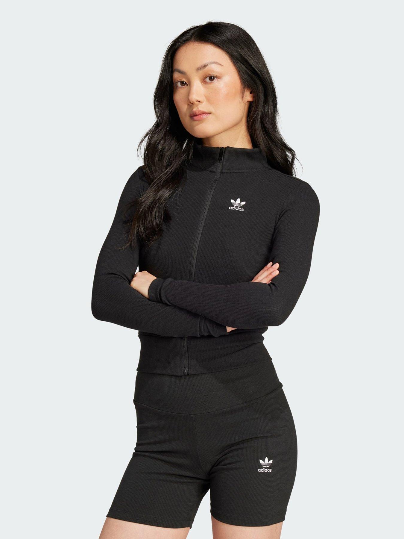 adidas Originals Essentials Ribbed Full-Zip Track Top