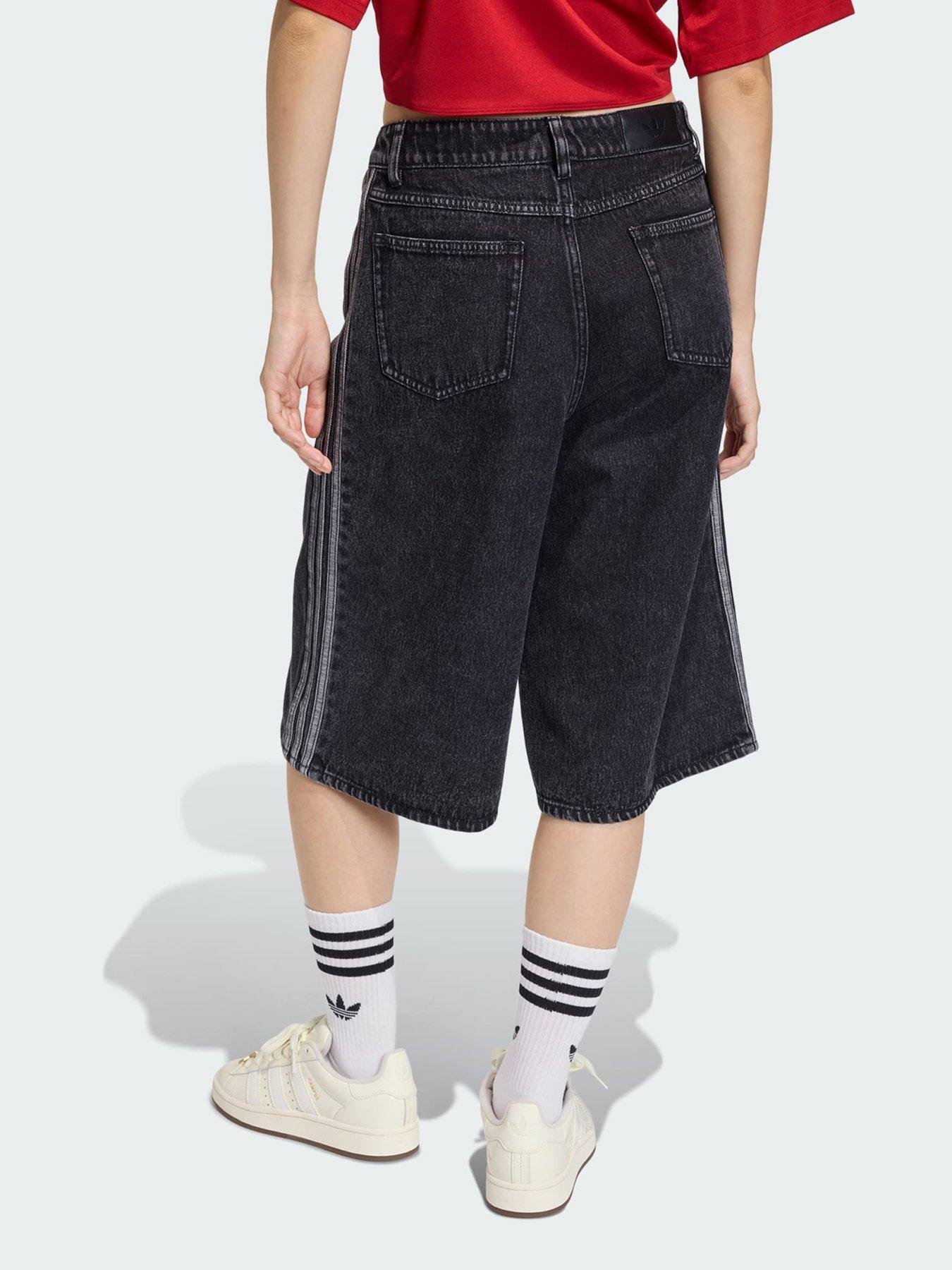 Image 2 of 5 of adidas Originals Firebird Denim Jorts