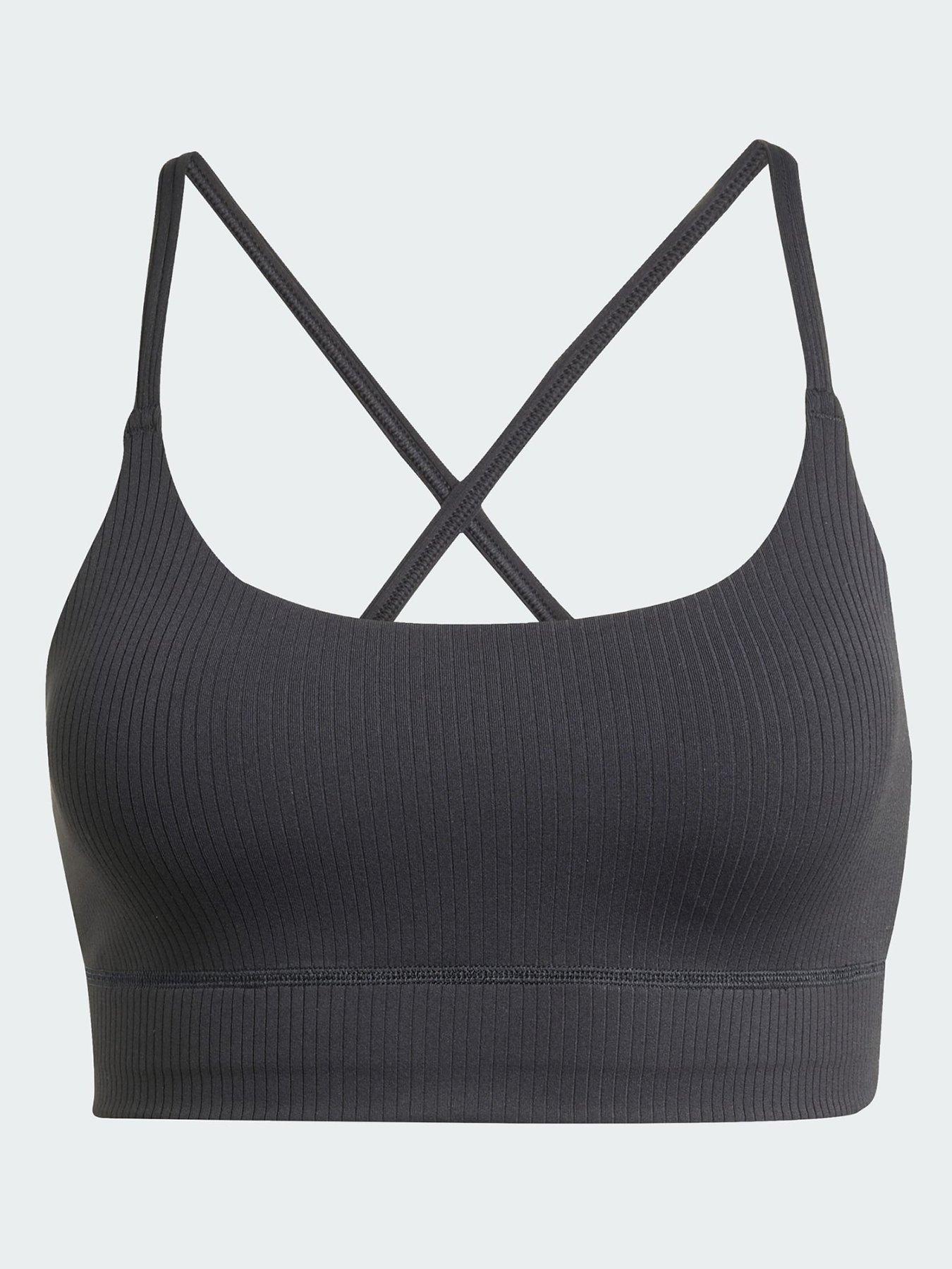 adidas All Me Light Support Rib Bra Long Line Bra | Very