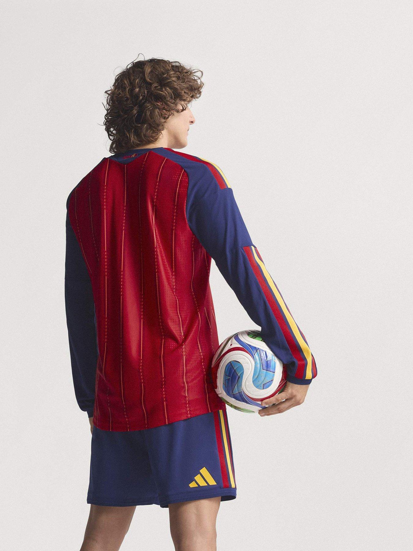 Image 2 of 6 of adidas Spain 26 Home Authentic Long Sleeve Jersey