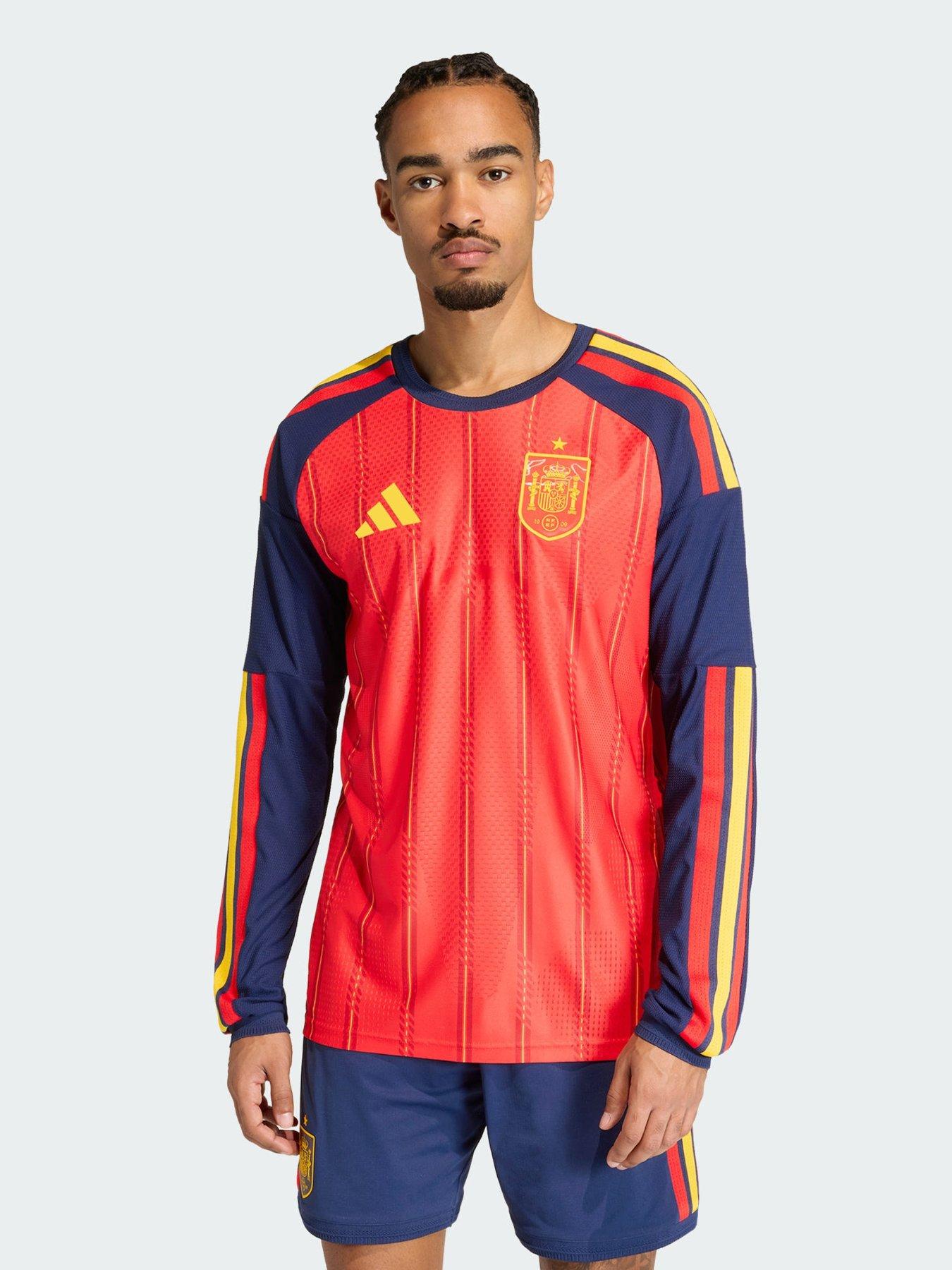 Image 3 of 6 of adidas Spain 26 Home Authentic Long Sleeve Jersey