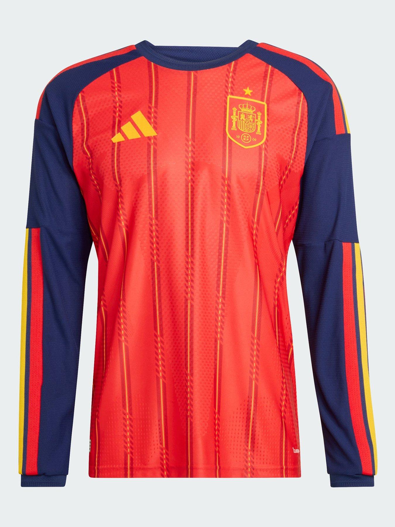 Image 5 of 6 of adidas Spain 26 Home Authentic Long Sleeve Jersey
