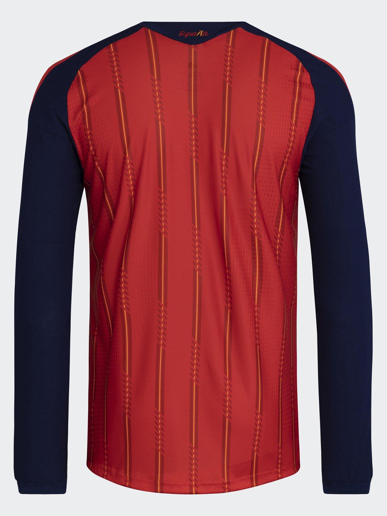Image 6 of 6 of adidas Spain 26 Home Authentic Long Sleeve Jersey