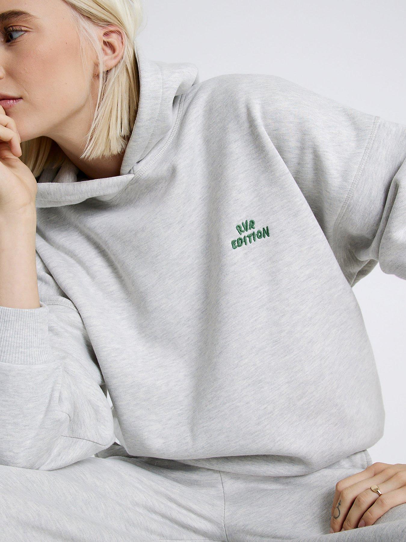 Image 4 of 4 of River Island Rvr Edition Back Print Hoodie - Grey