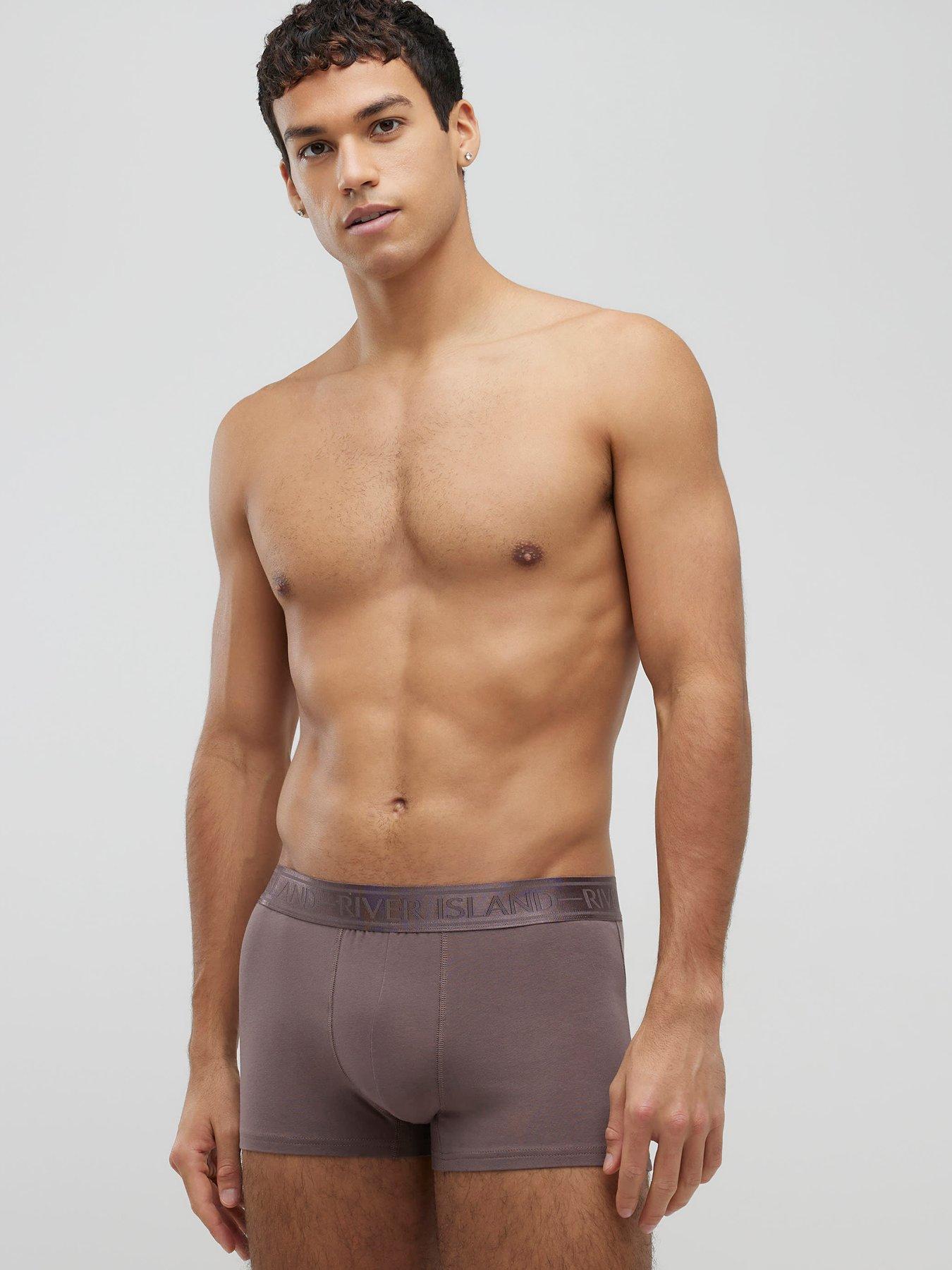 Image 2 of 3 of River Island Multicoloured Pack Of 5 Underwear Trunks - Assorted