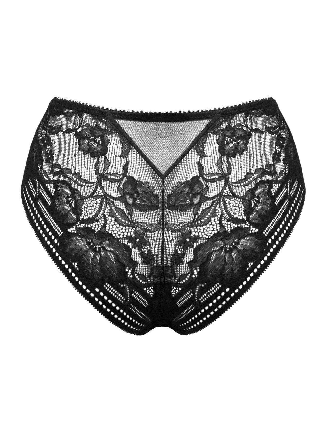 Image 4 of 4 of Pour Moi Taylor Lace Midi Brazilian Brief