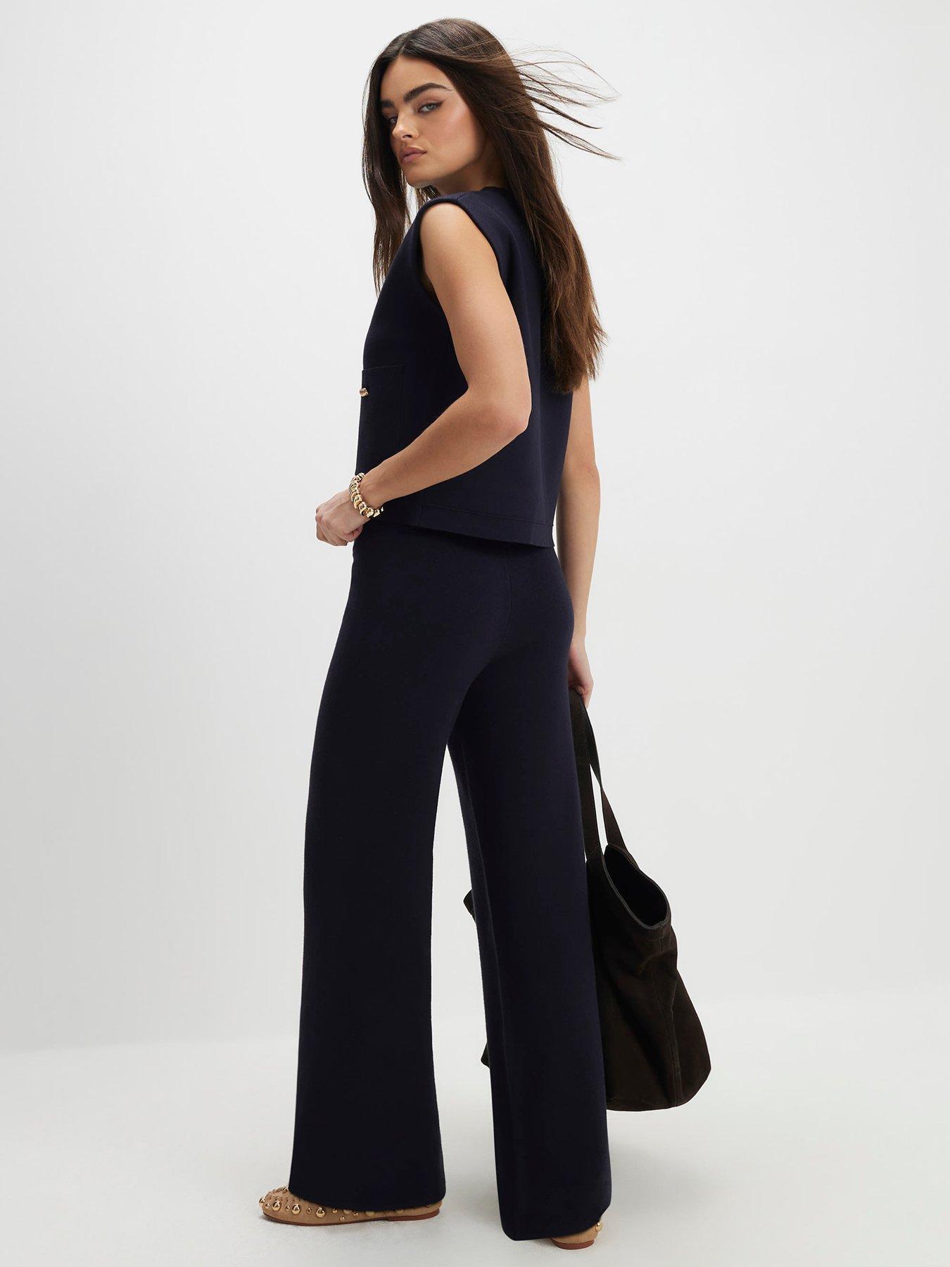 Image 2 of 4 of River Island Knitted Waistcoat - Blue
