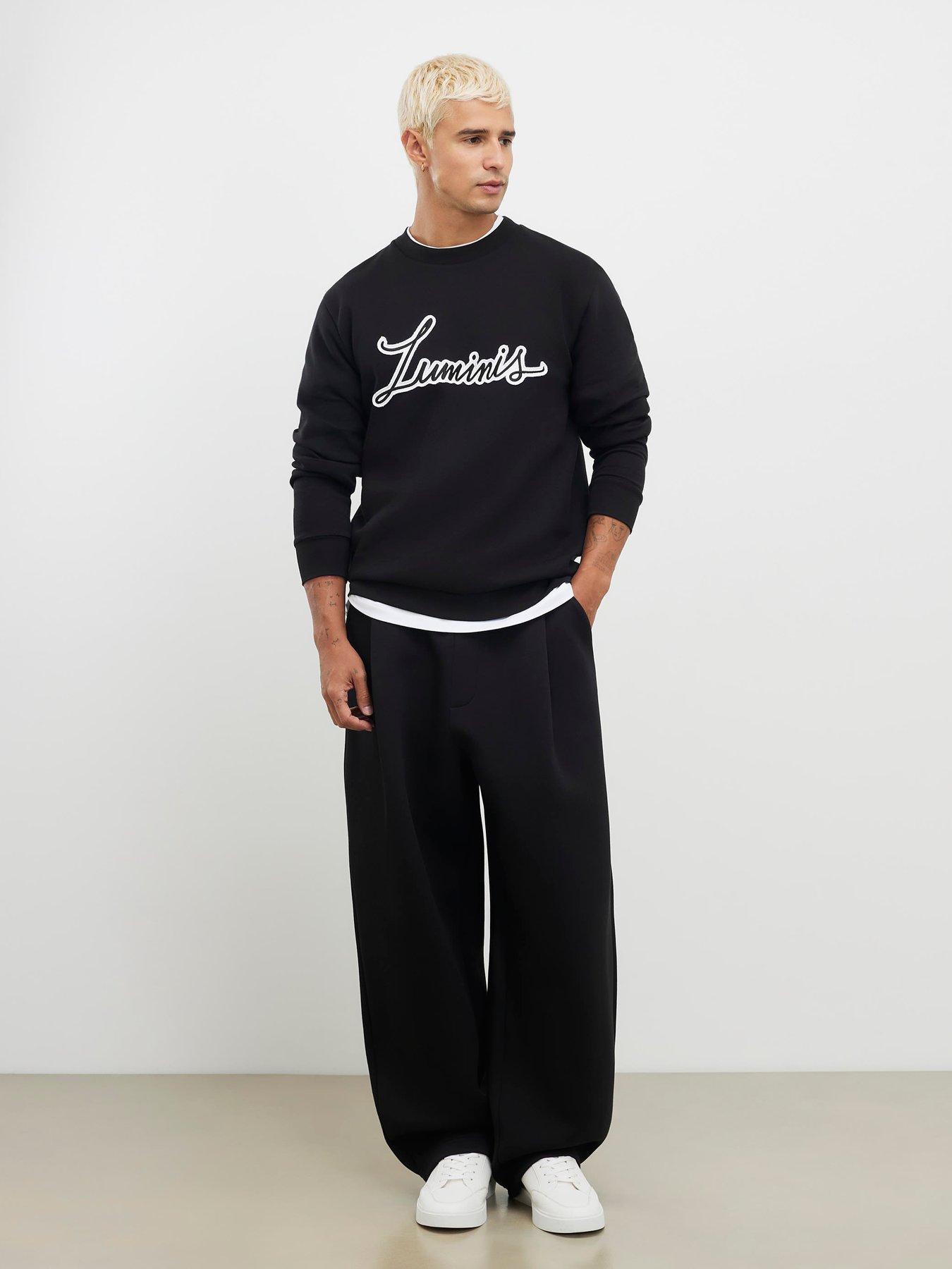 Image 3 of 4 of River Island Regular Fit Luminus Sweatshirt