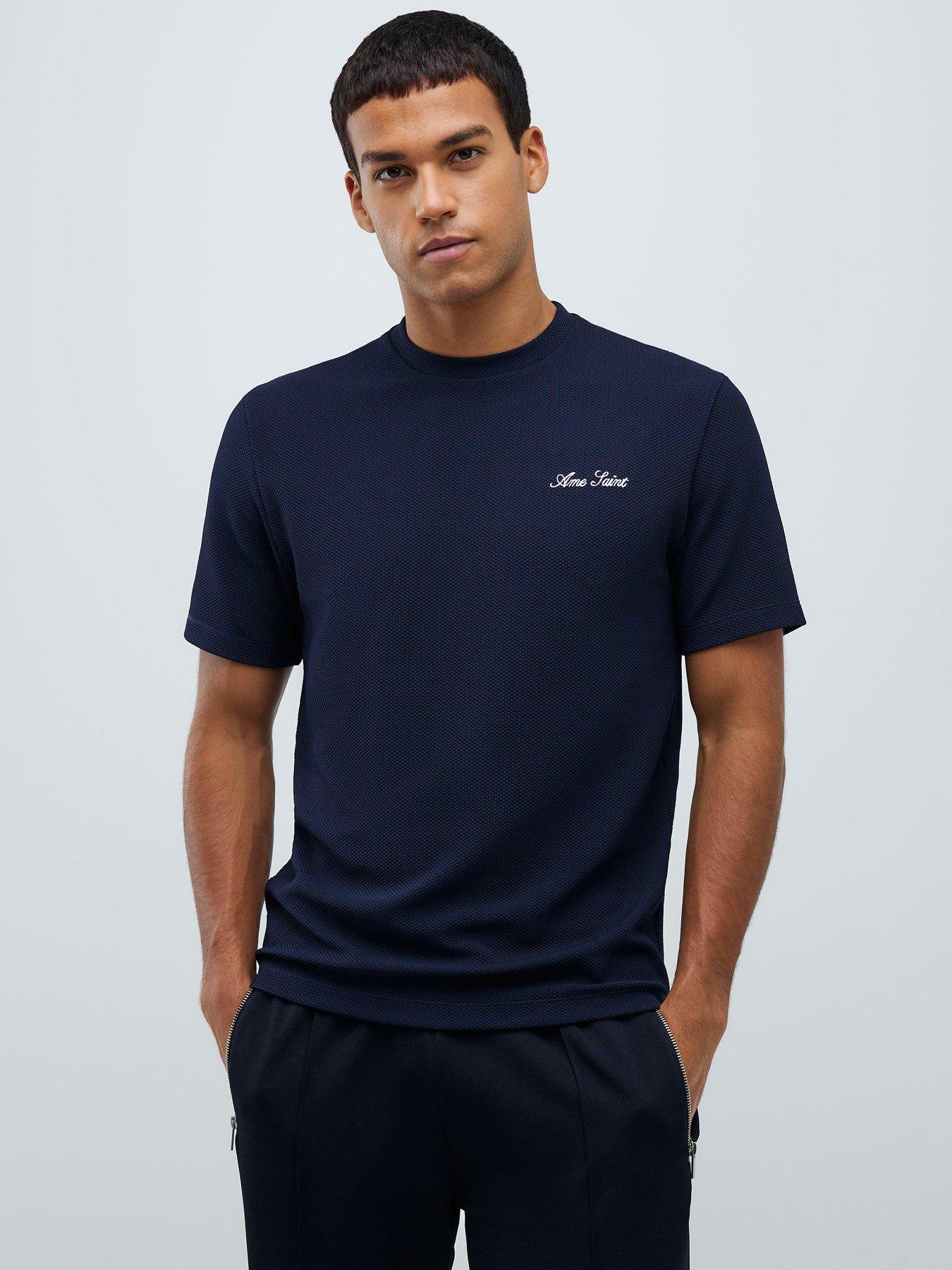 River Island Short Sleeve Slim Fit Ame Saint T-Shirt