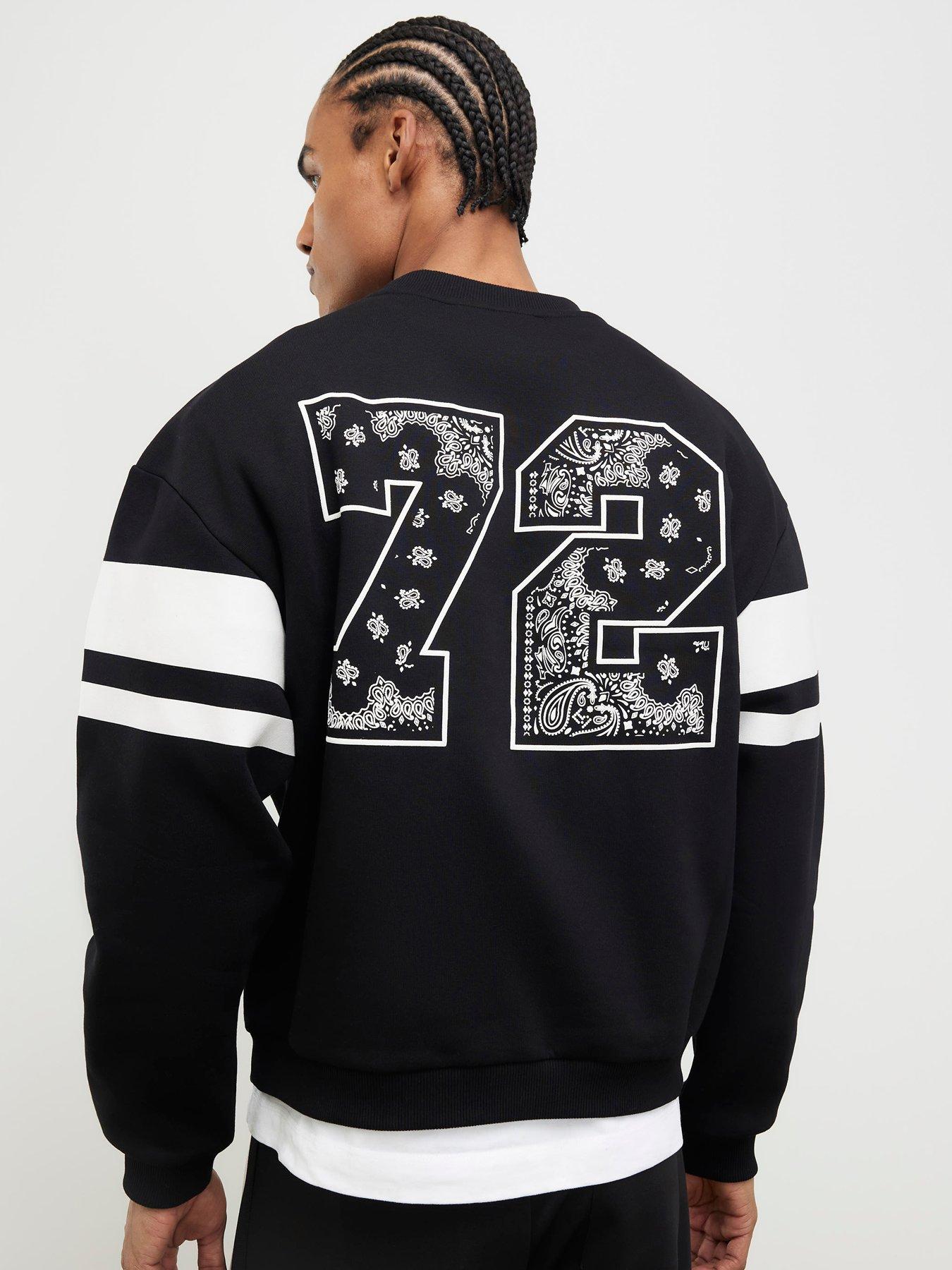 River Island Oversized Fit Bandana Sweatshirt