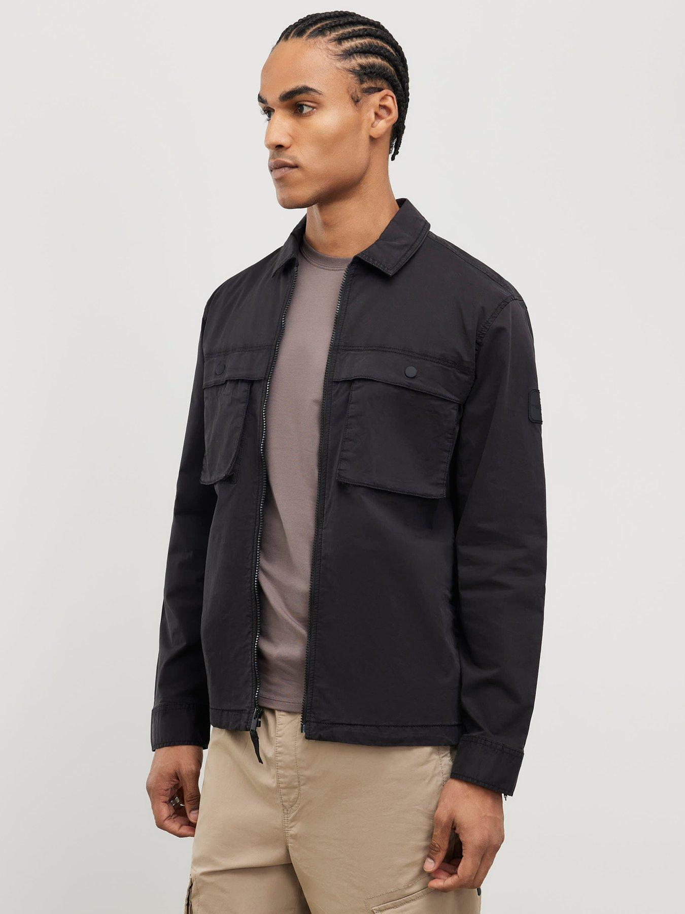 River Island Regular Fit Zipped Overshirt