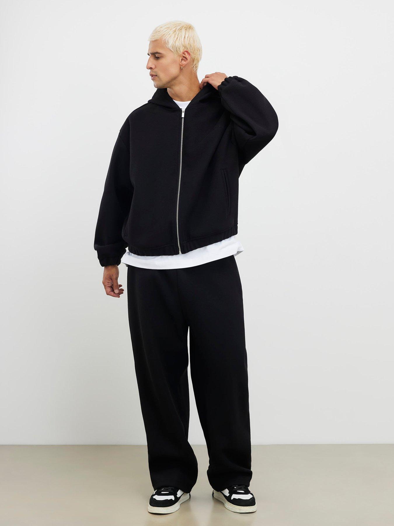 Image 3 of 4 of River Island Oversized Fit Sanctuaire Felt Hoodie