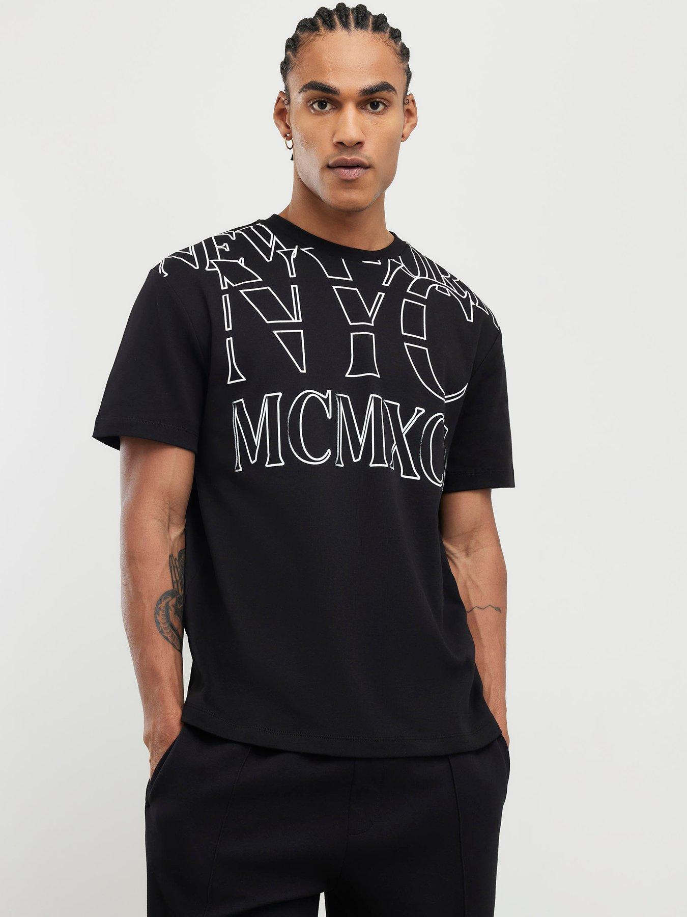 Image 1 of 4 of River Island Regular Fit Nyc Mcmxii T-shirt