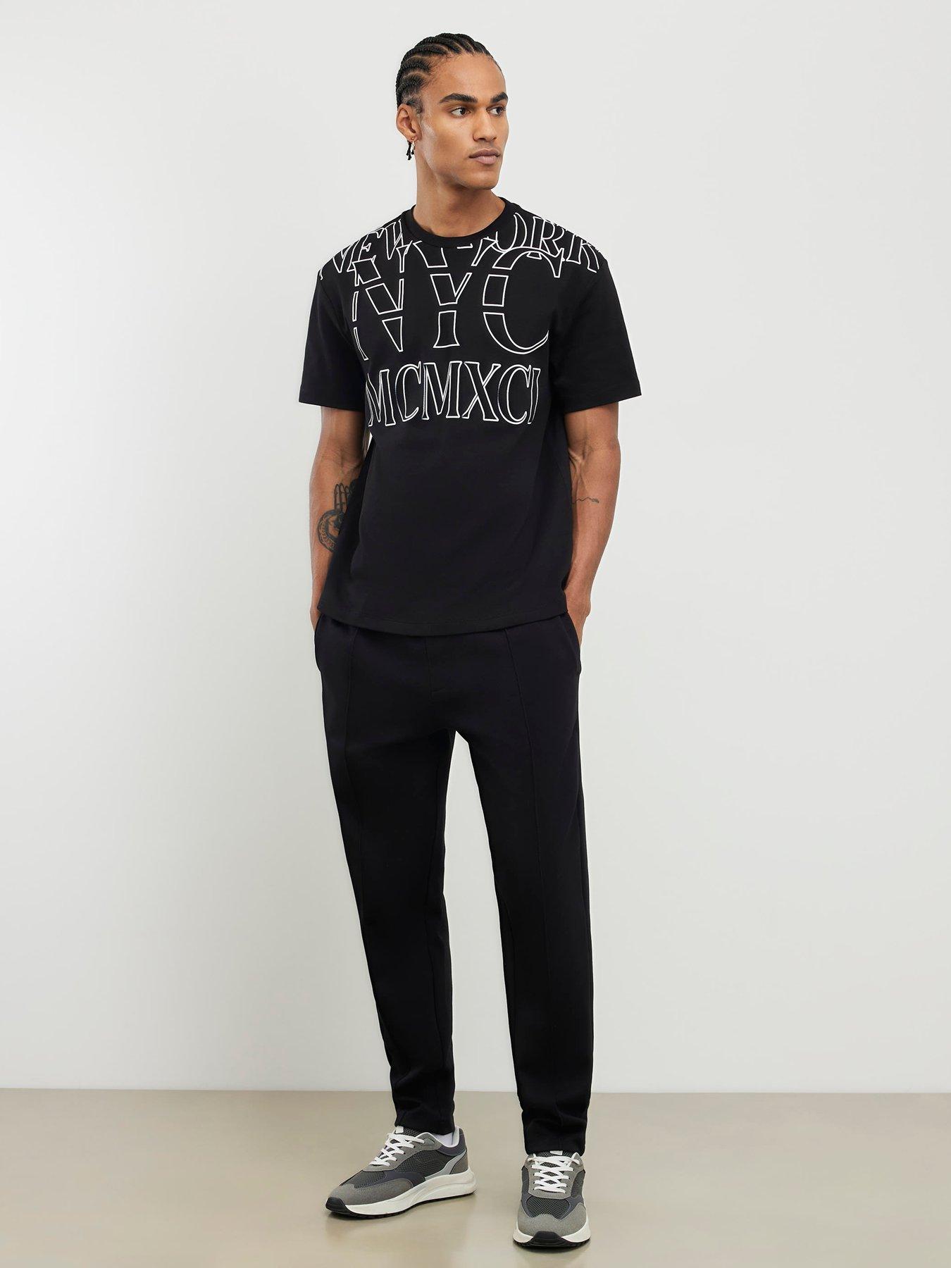 Image 3 of 4 of River Island Regular Fit Nyc Mcmxii T-shirt