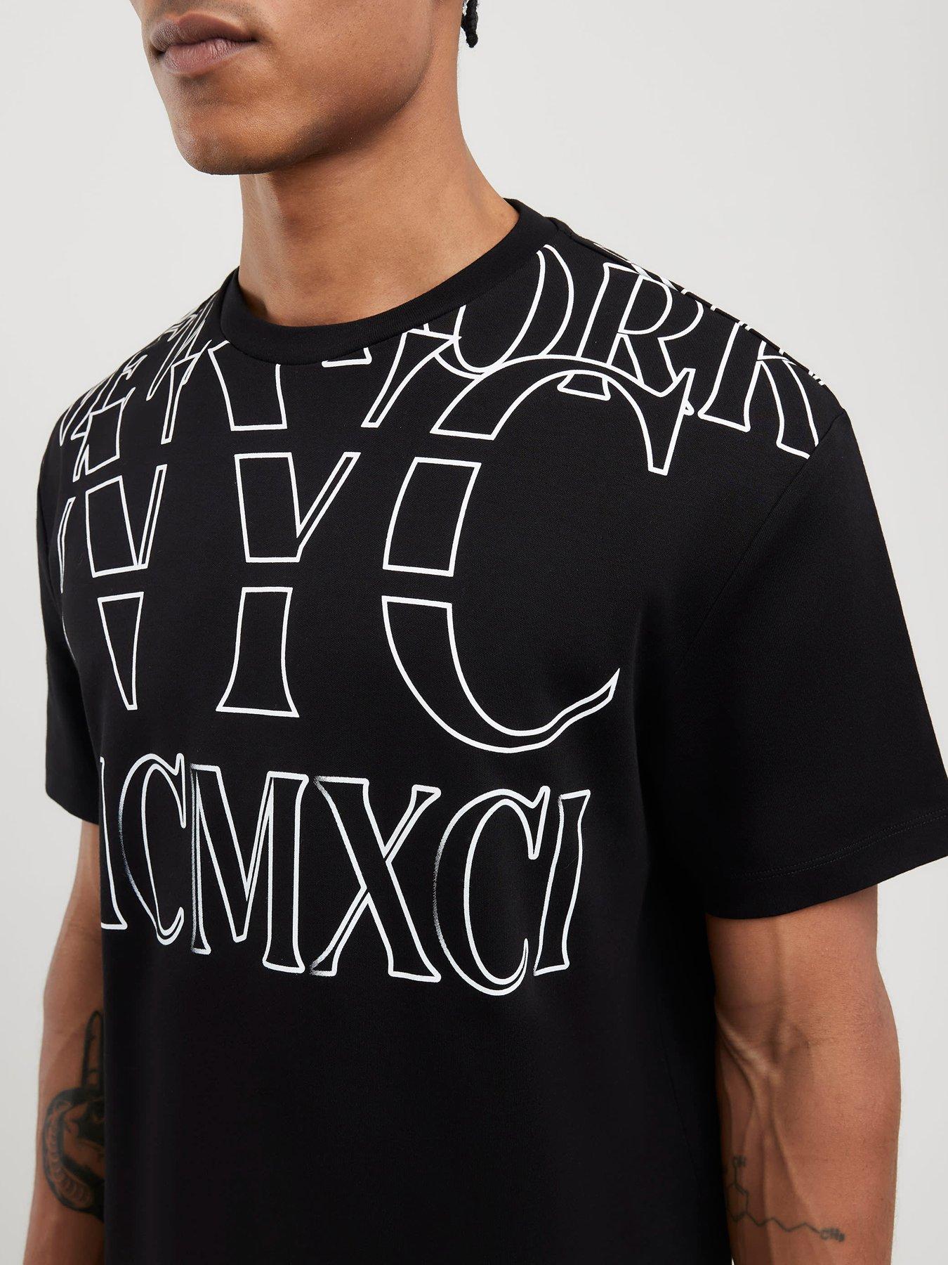 Image 4 of 4 of River Island Regular Fit Nyc Mcmxii T-shirt