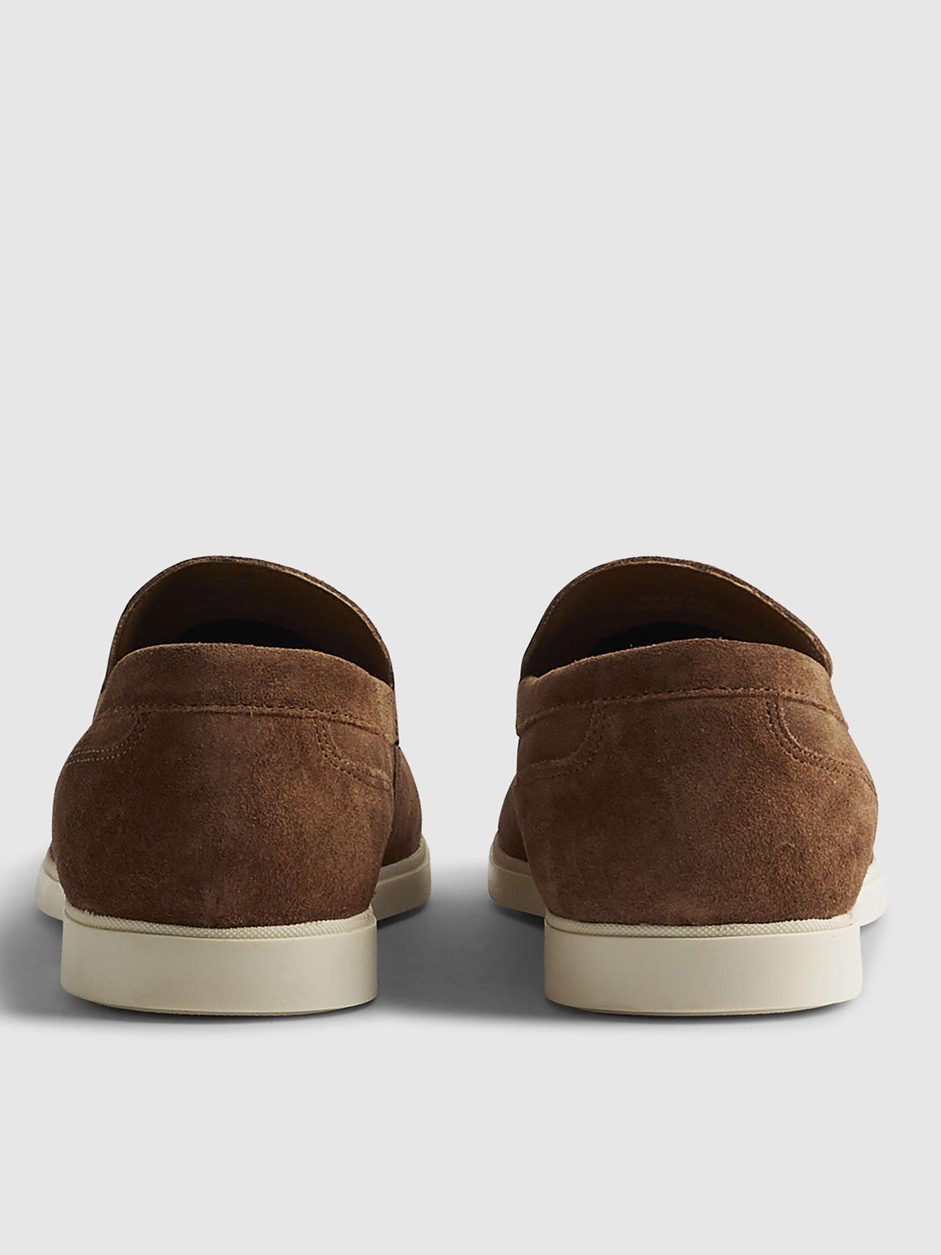 Image 3 of 4 of River Island Suede Woven Loafer