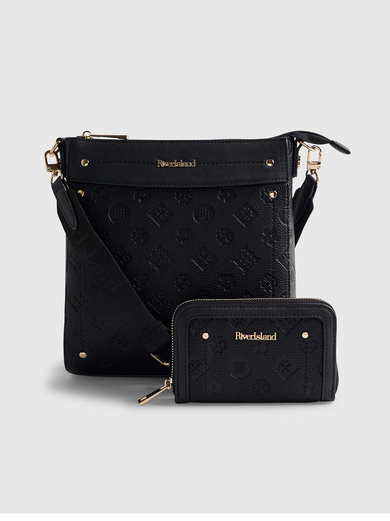 River Island Monogram Messenger Bag Bundle