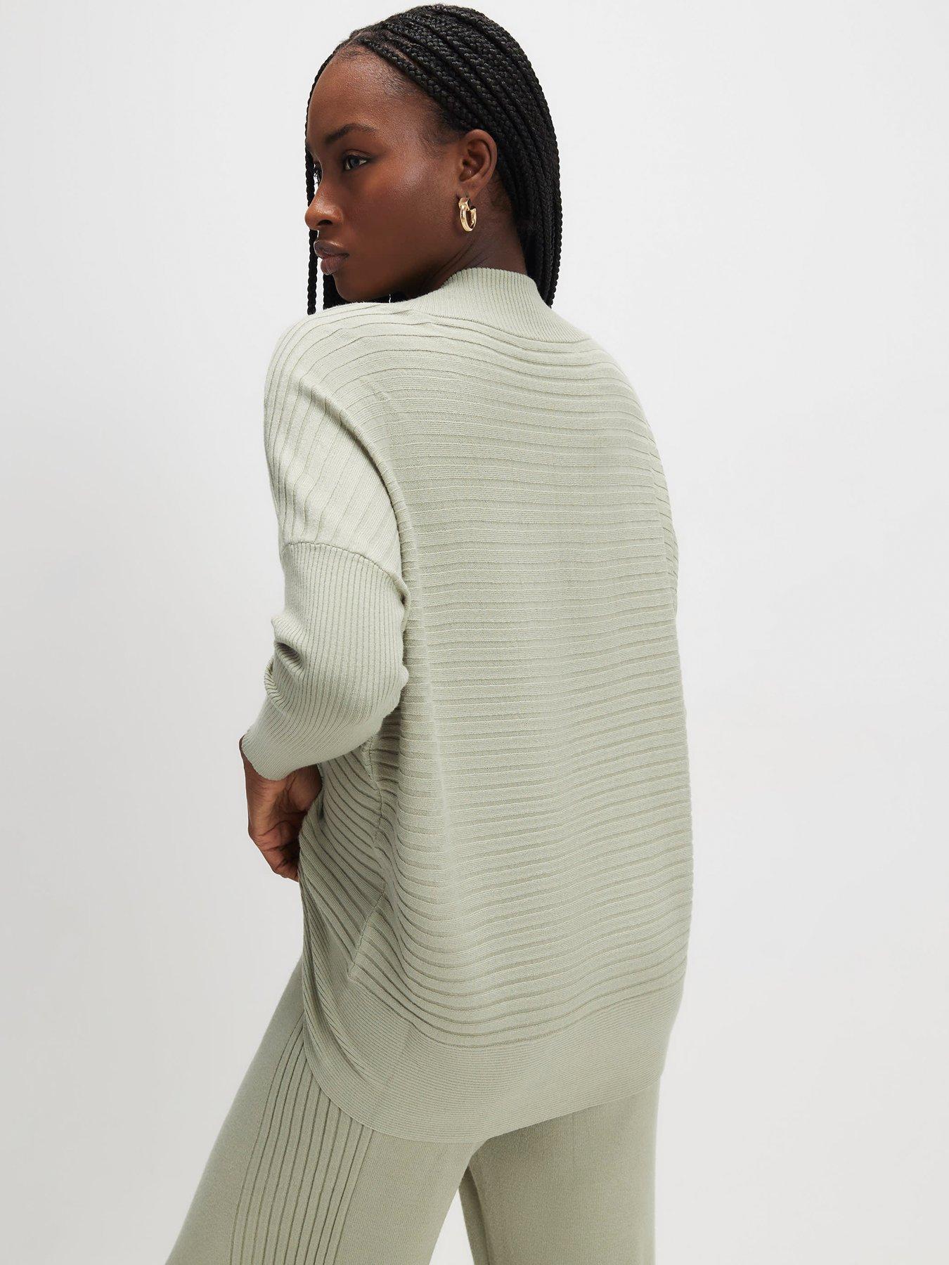Image 2 of 4 of River Island V Neck Ribbed Jumper