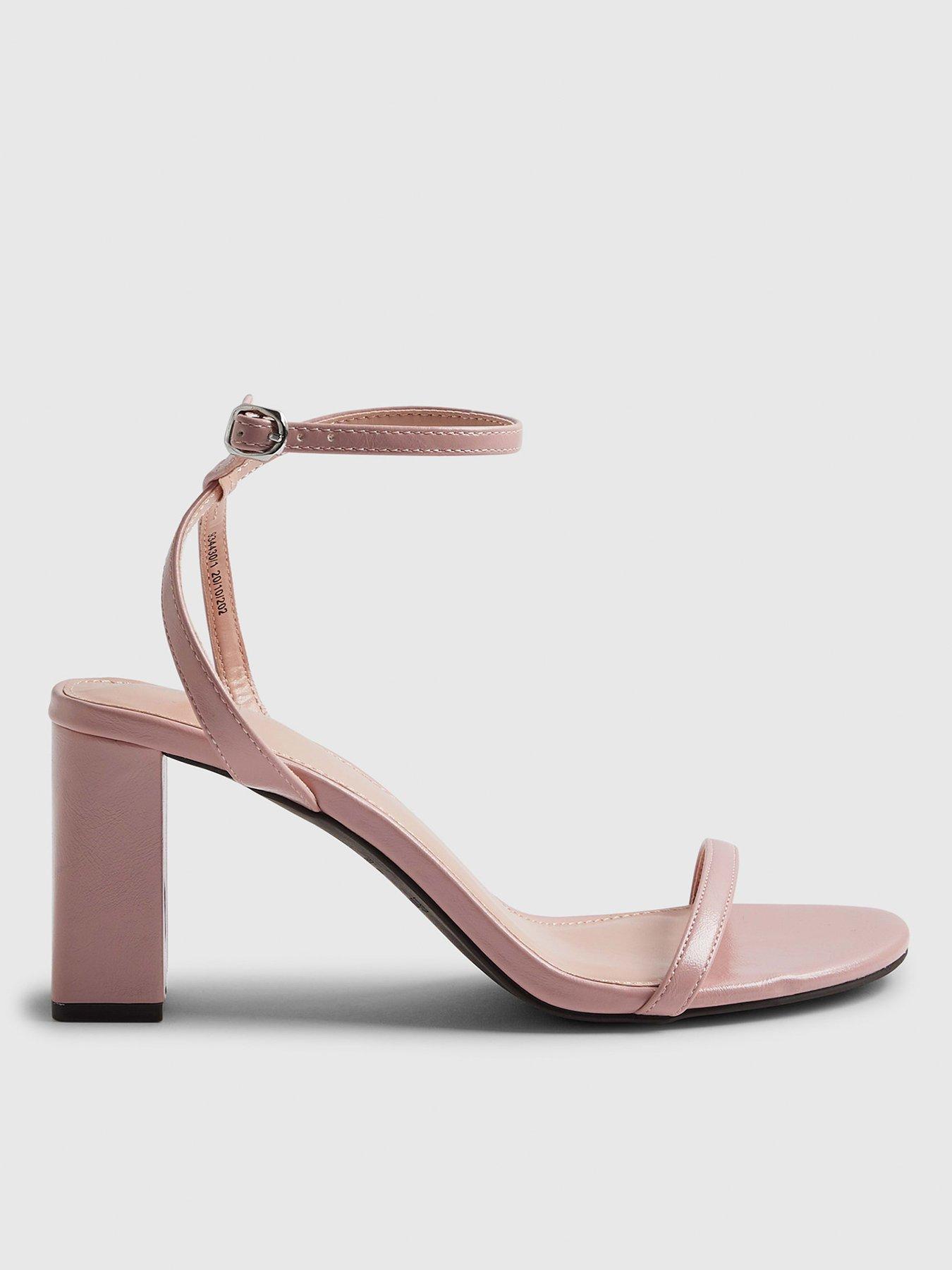 Image 1 of 4 of River Island Barely There Heeled Sandals