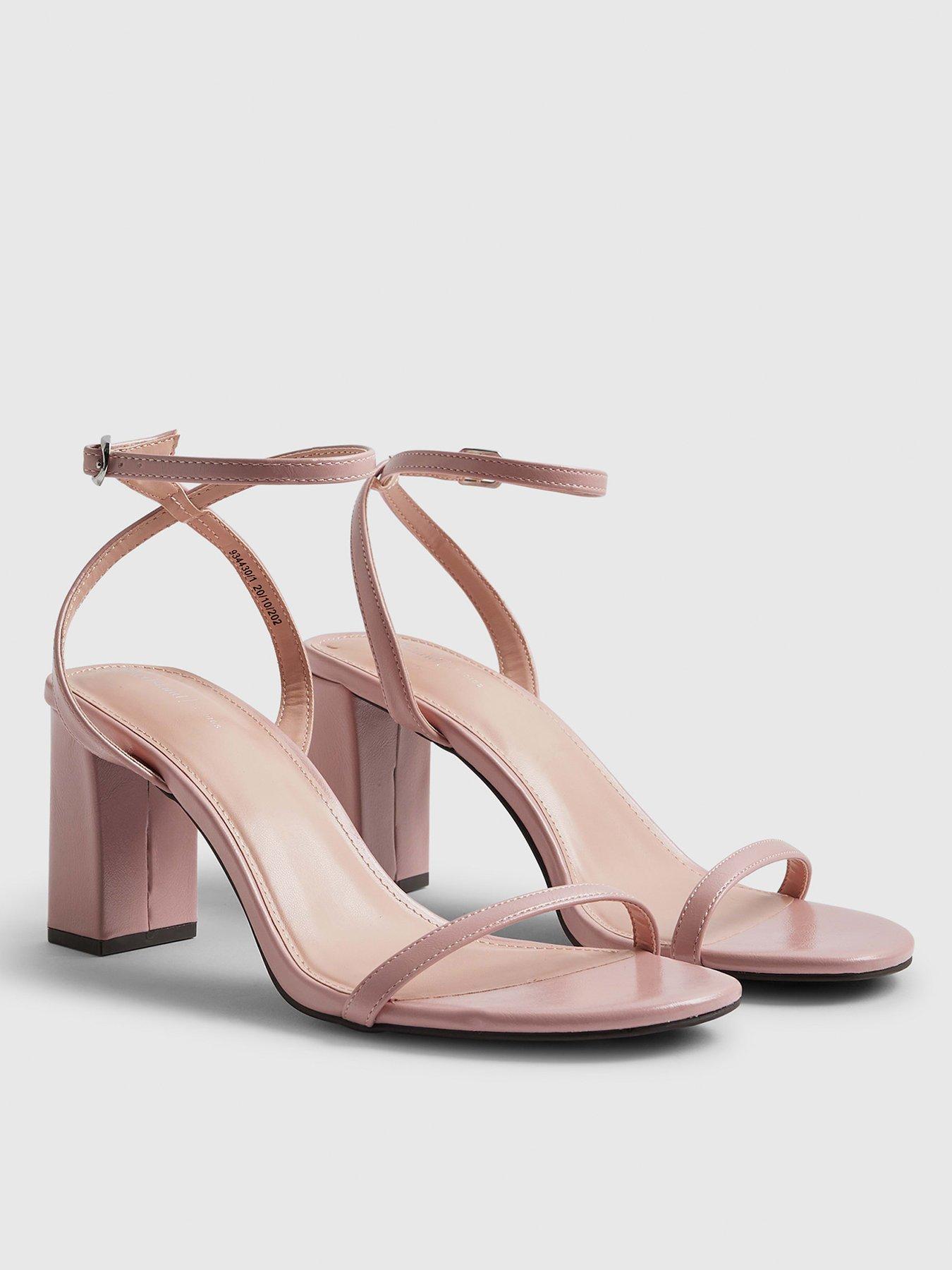 Image 2 of 4 of River Island Barely There Heeled Sandals