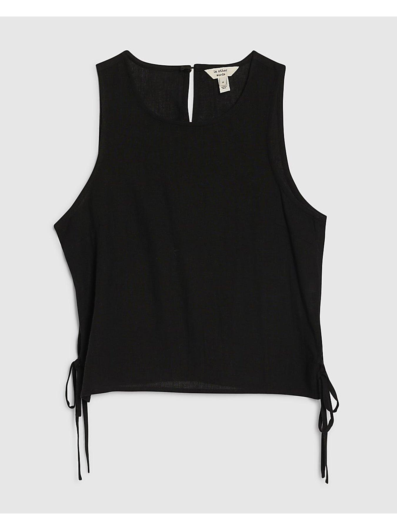 River Island Petite Linen Blend Tank Top