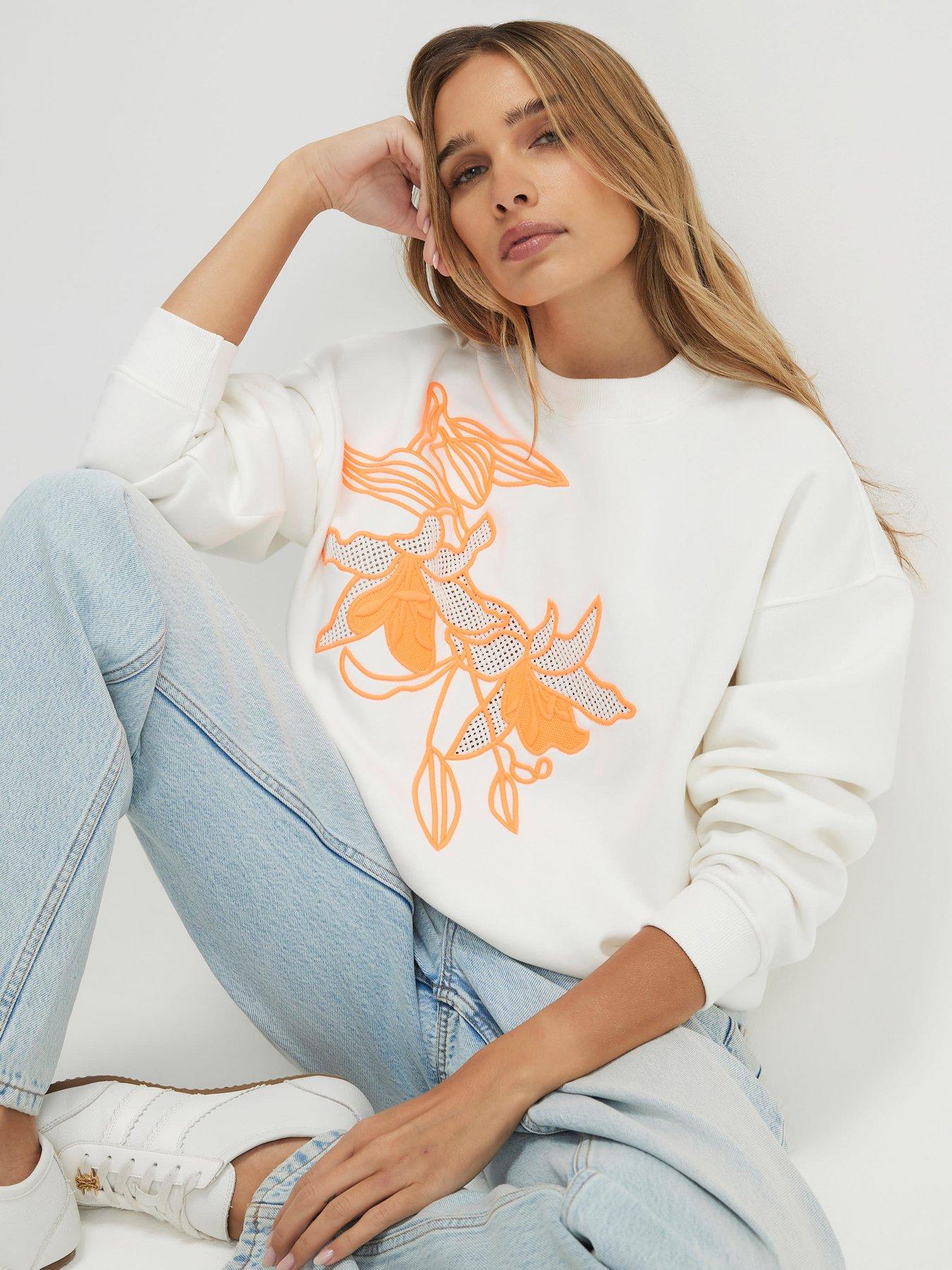 Image 4 of 4 of River Island Floral Sweatshirt