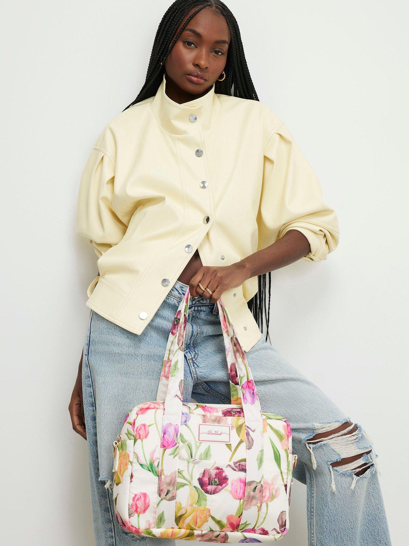 Image 2 of 3 of River Island Floral Print Holdall Bag